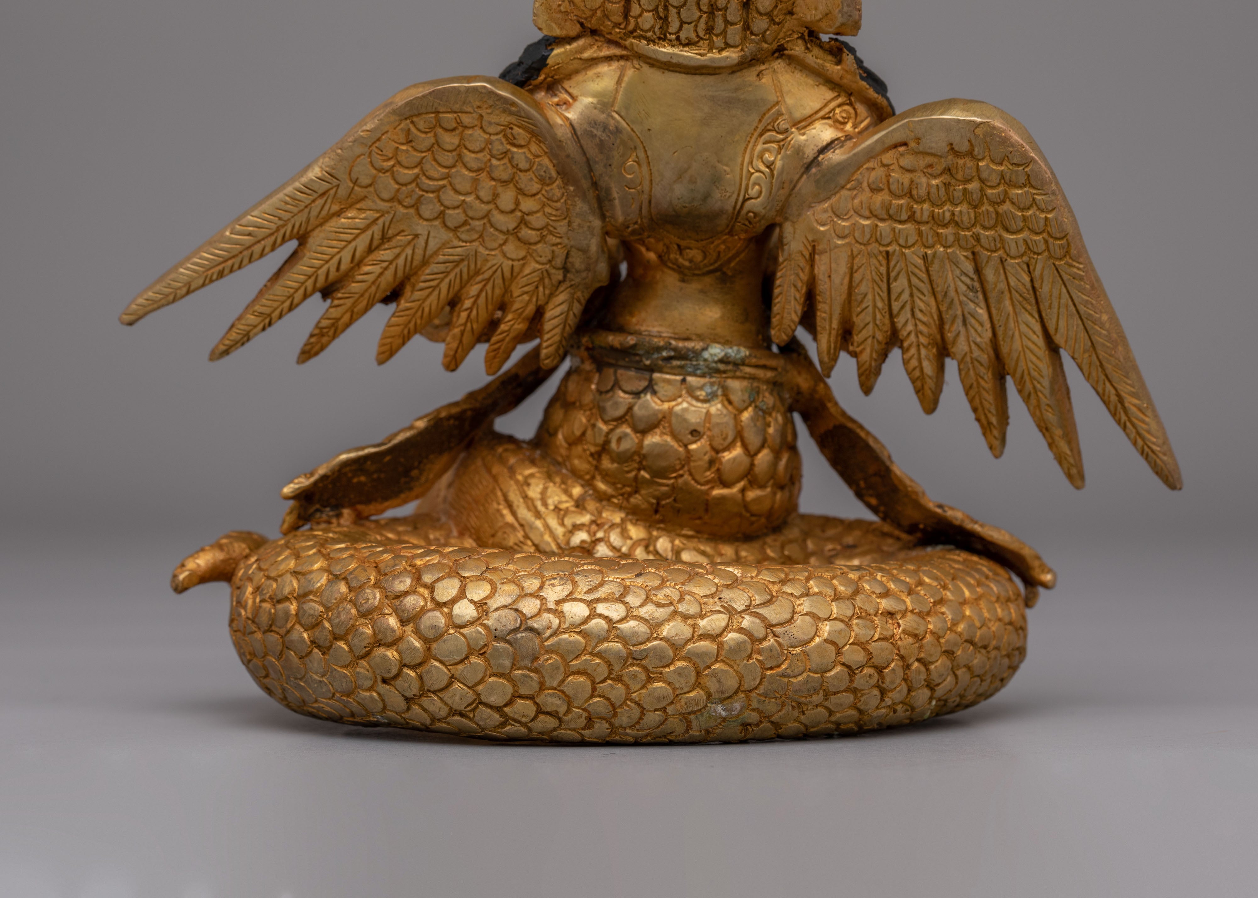 Handmade Nagkanya Deity Statue | Sacred Hindu Deity Art