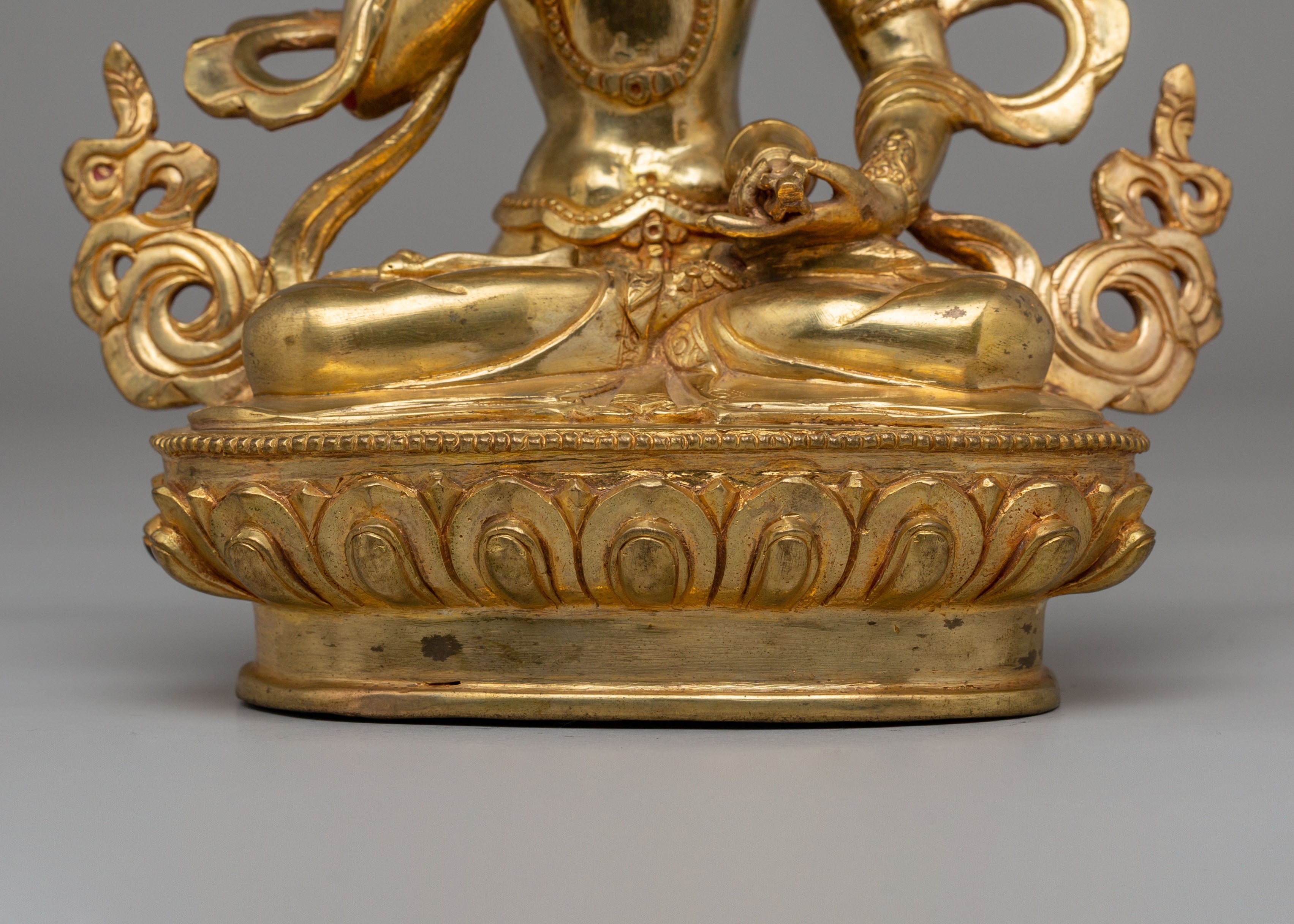 Sacred Altar Vajrasattva Statue | Copper Body with 24K Gold Plating