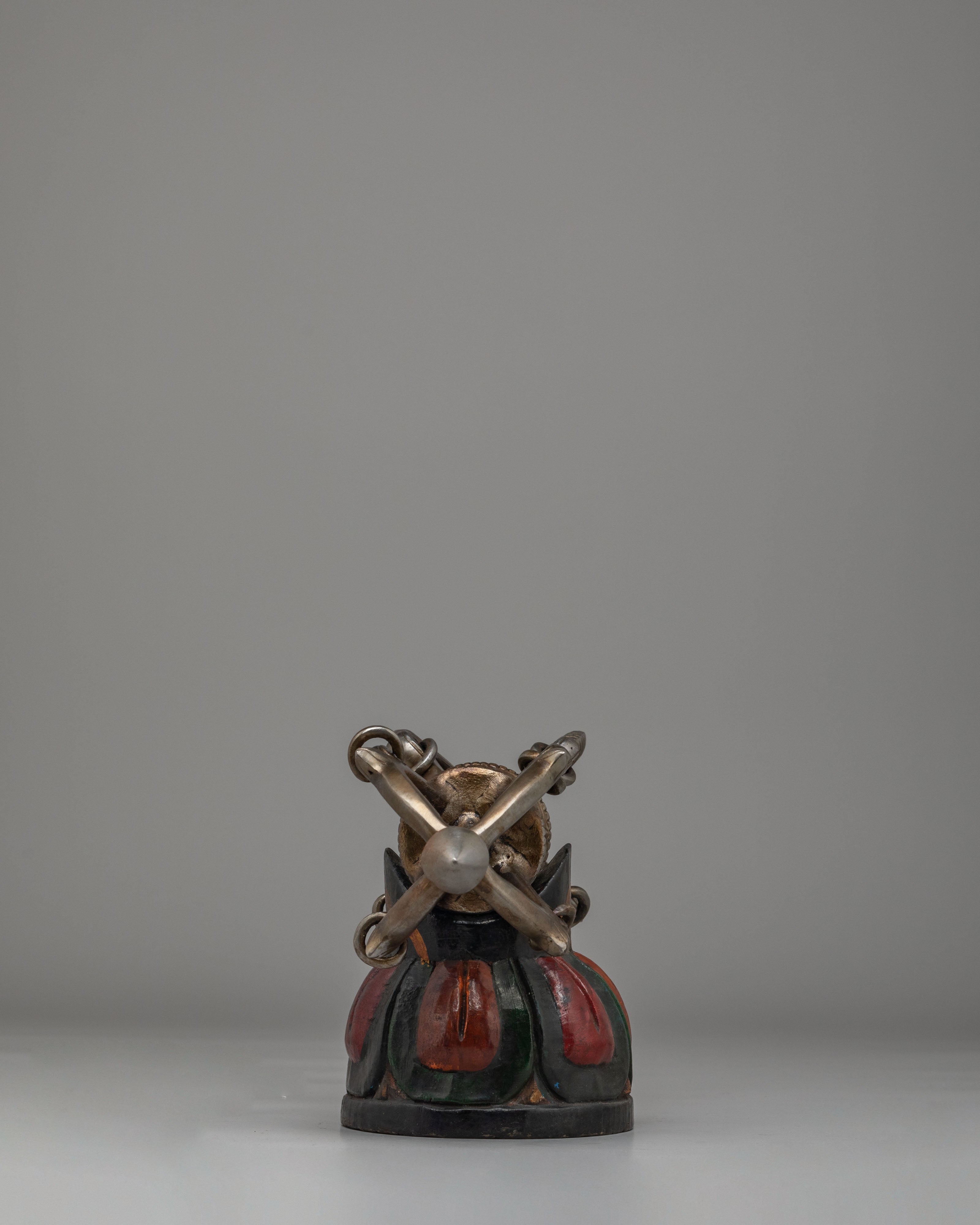 Buddhist Altar Vajra | Handcrafted Wooden Dorje
