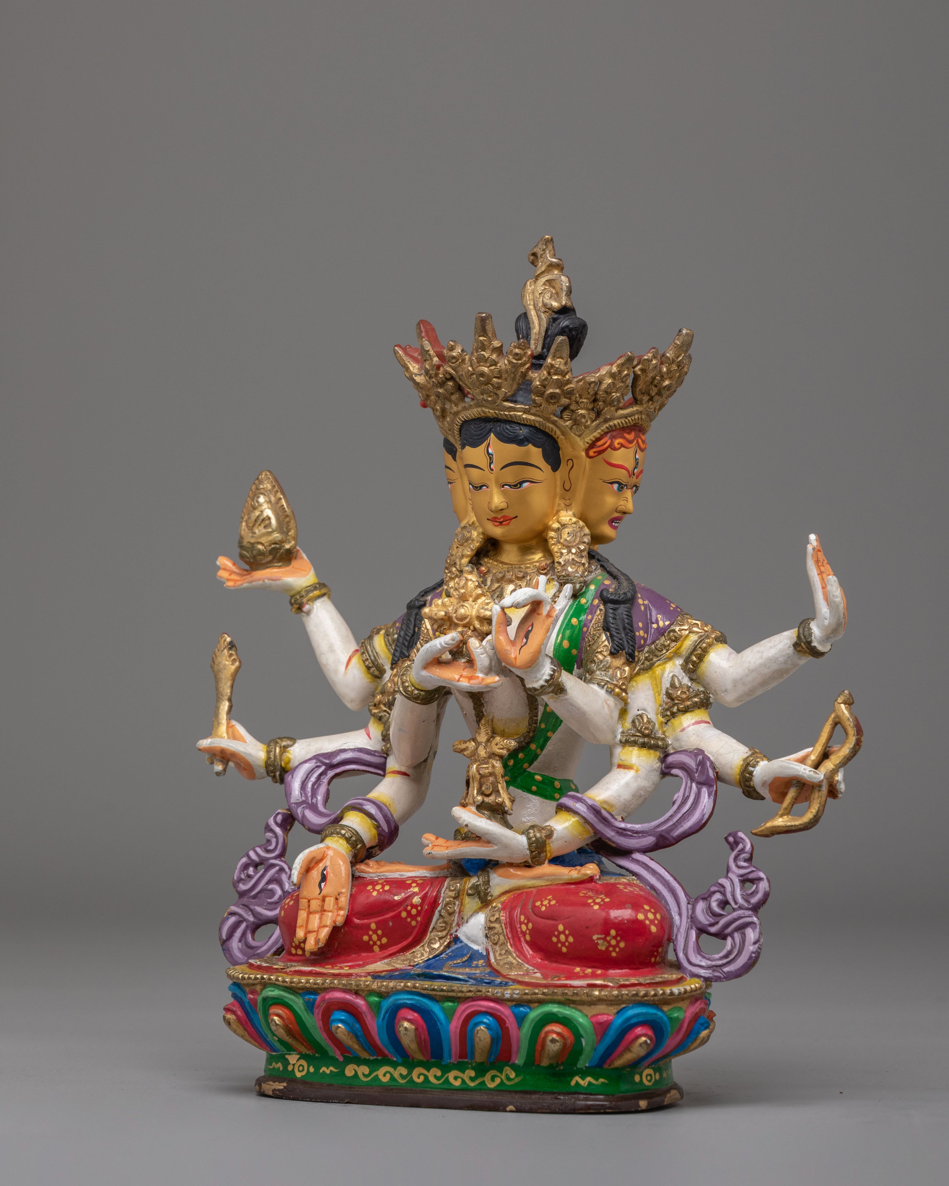 Buddhist Ushnisha Vijaya Namgyalma Statue | Tibetan Goddess Sculpture