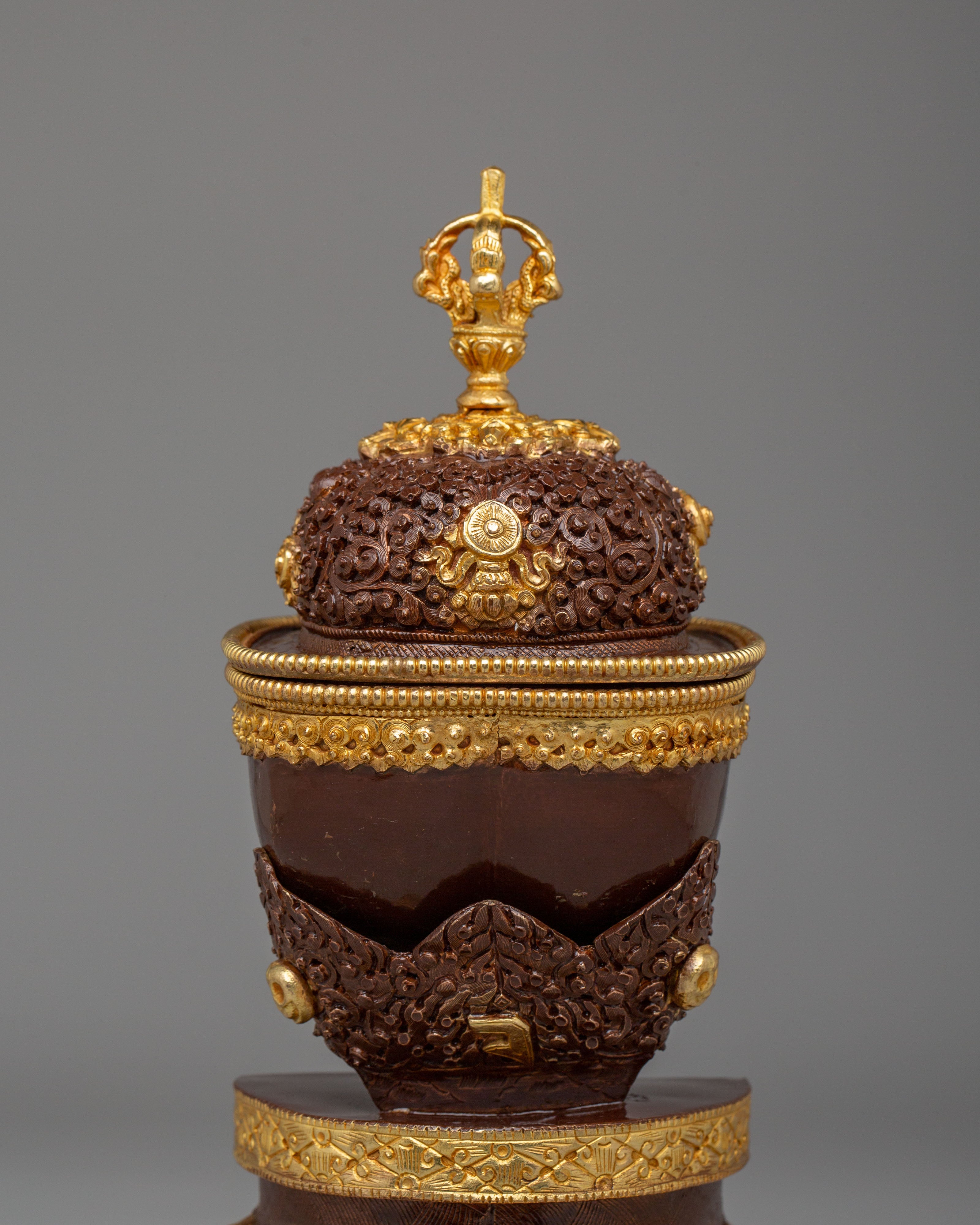 Buddhist Ritual Kapala for Altar Use | Symbolizing Purity and Devotion