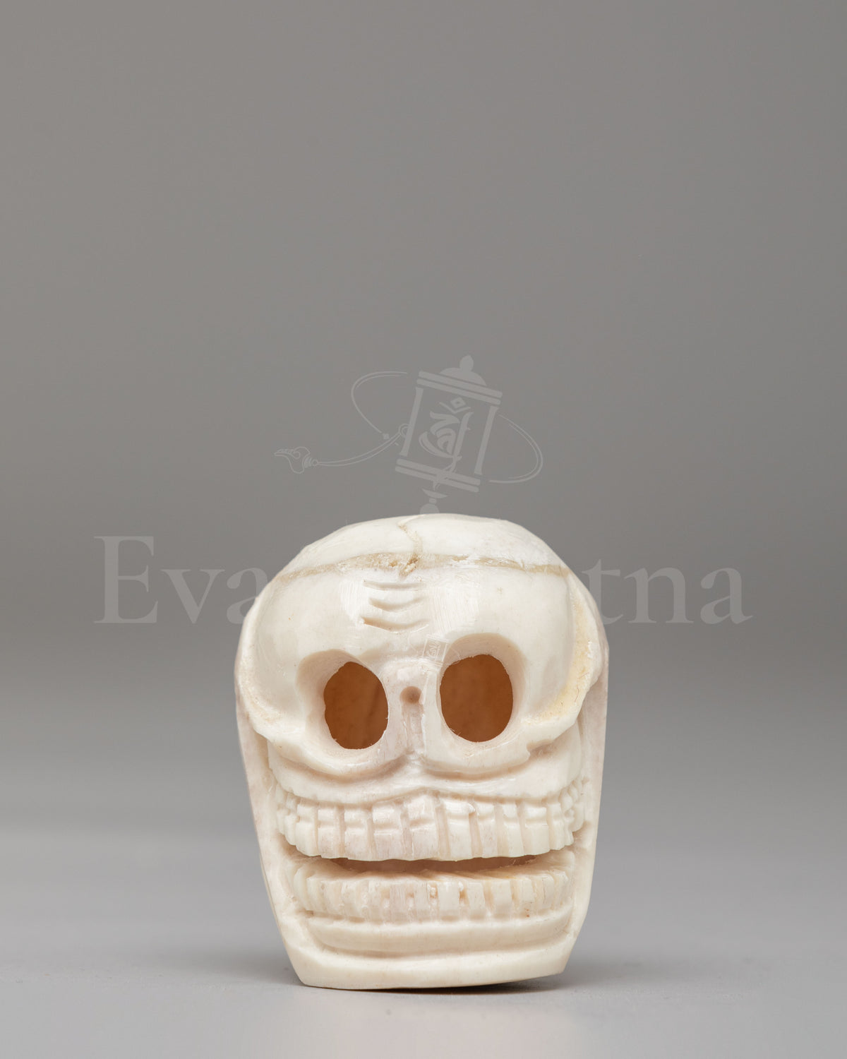 Buddhist Skull Sculpture 