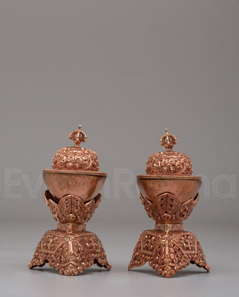 Handcrafted Skull Cup Set 