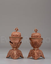 Handcrafted Skull Cup Set 