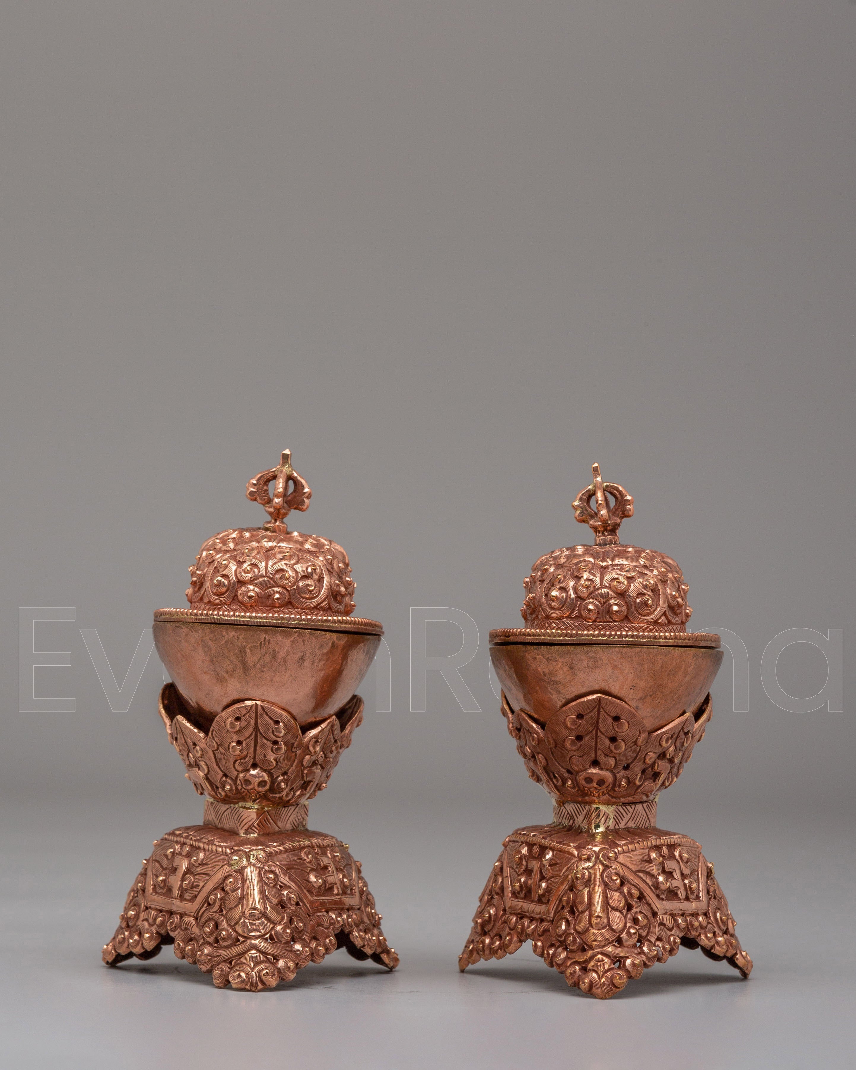 Handcrafted Skull Cup Set 