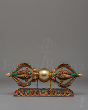 Buddhist Ritual Vajra With Stand