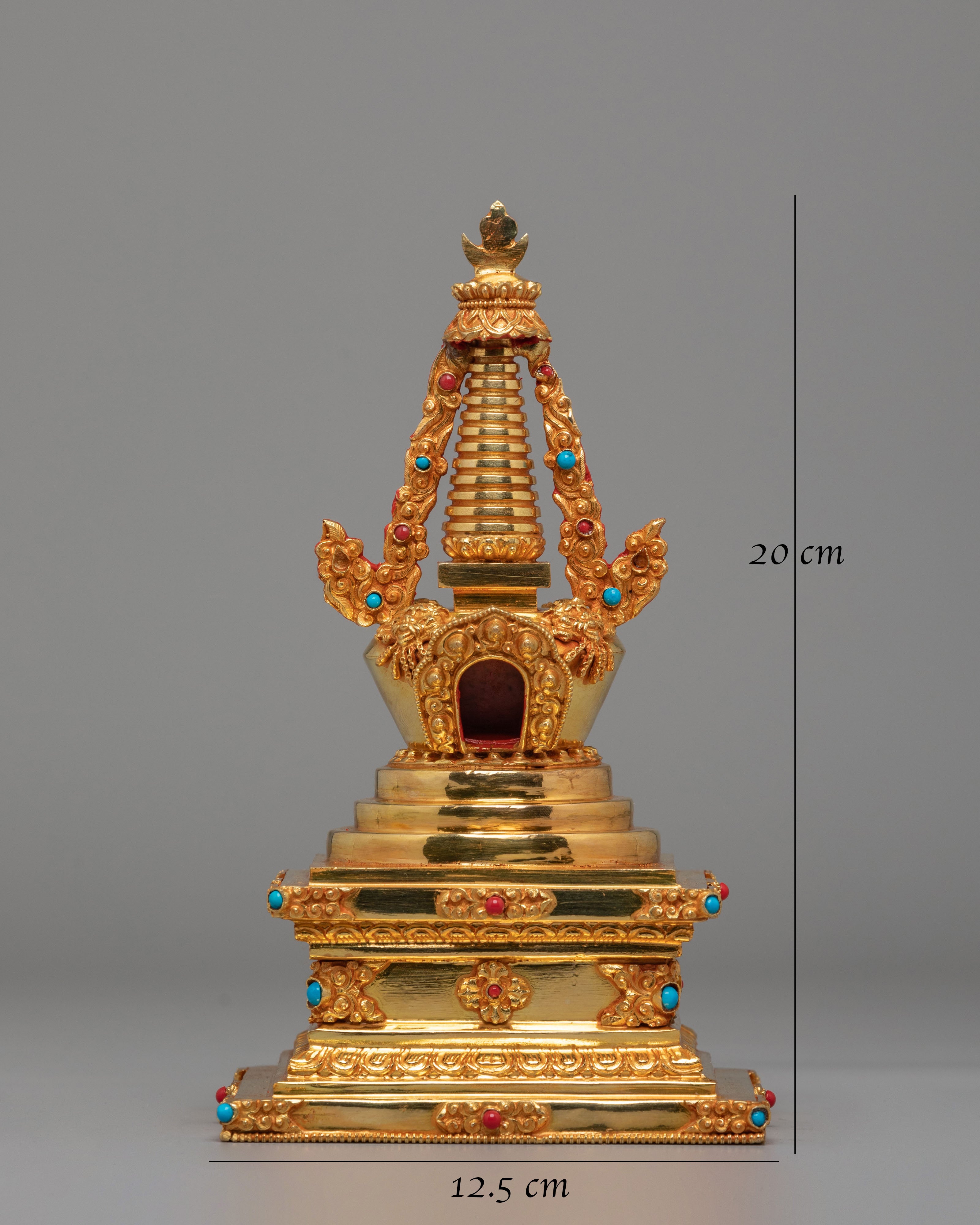 Handmade Stupa of Complete Victory | Symbol of Enlightenment