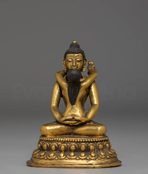 Statue of Samanthabhadra with Samanthabhadri