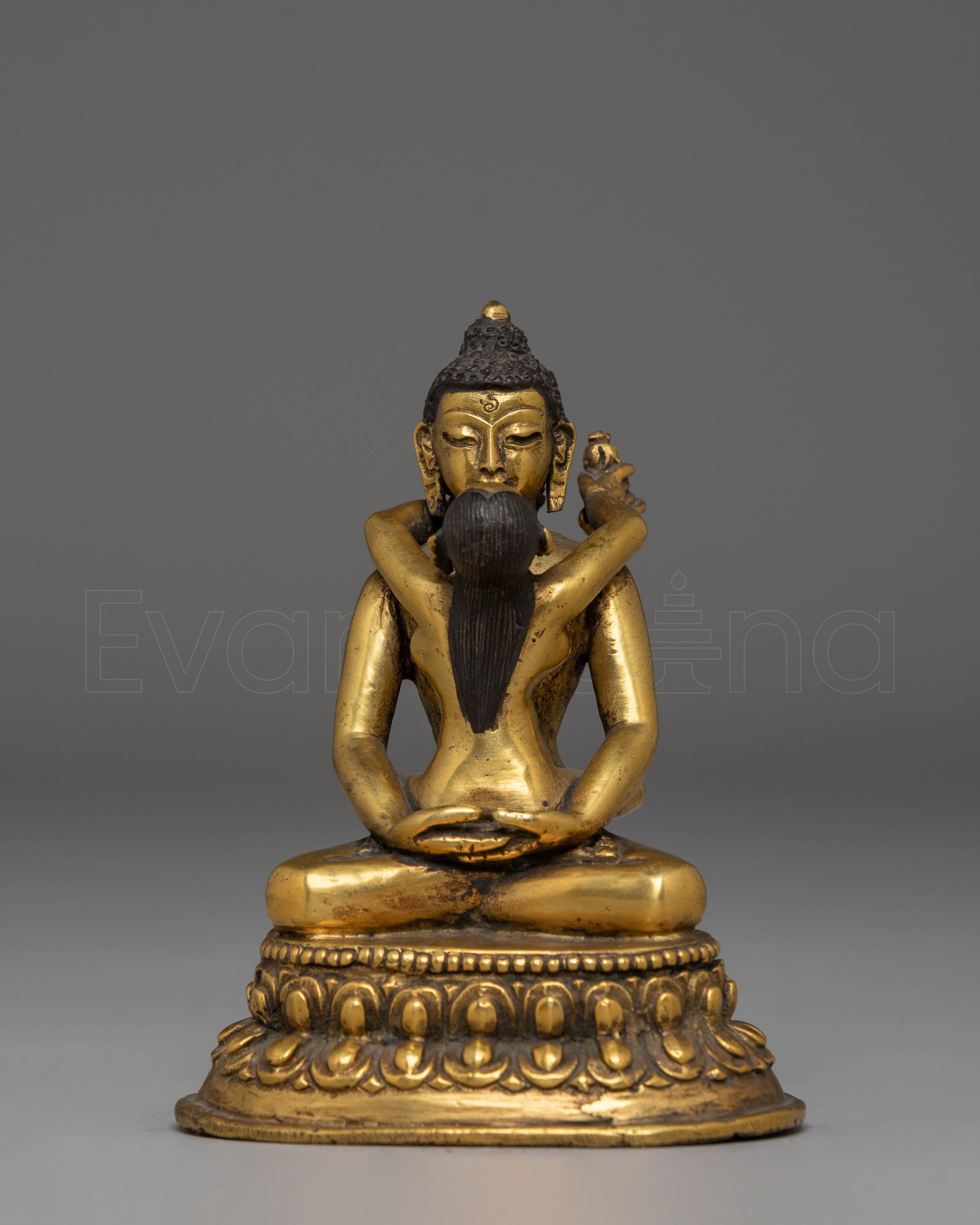 Statue of Samanthabhadra with Samanthabhadri