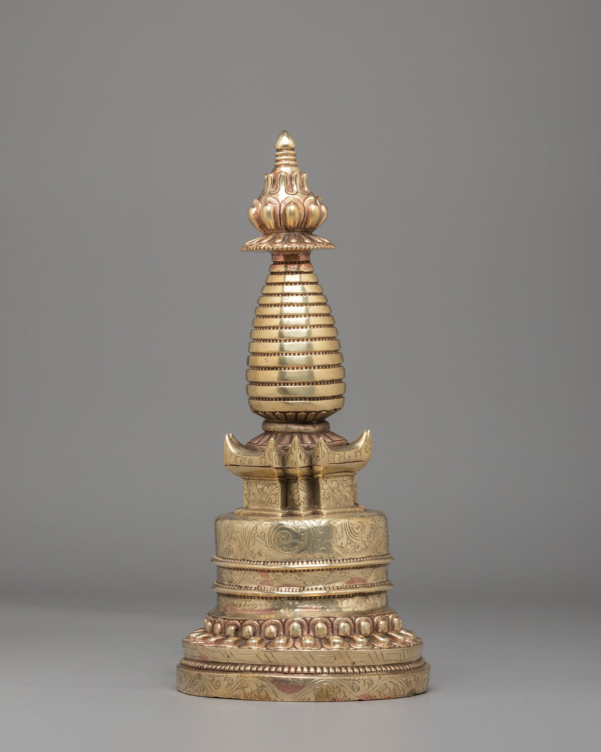 Buddhist Shrine Kadampa Stupa | Sacred Tibetan Stupa for Altar Decor