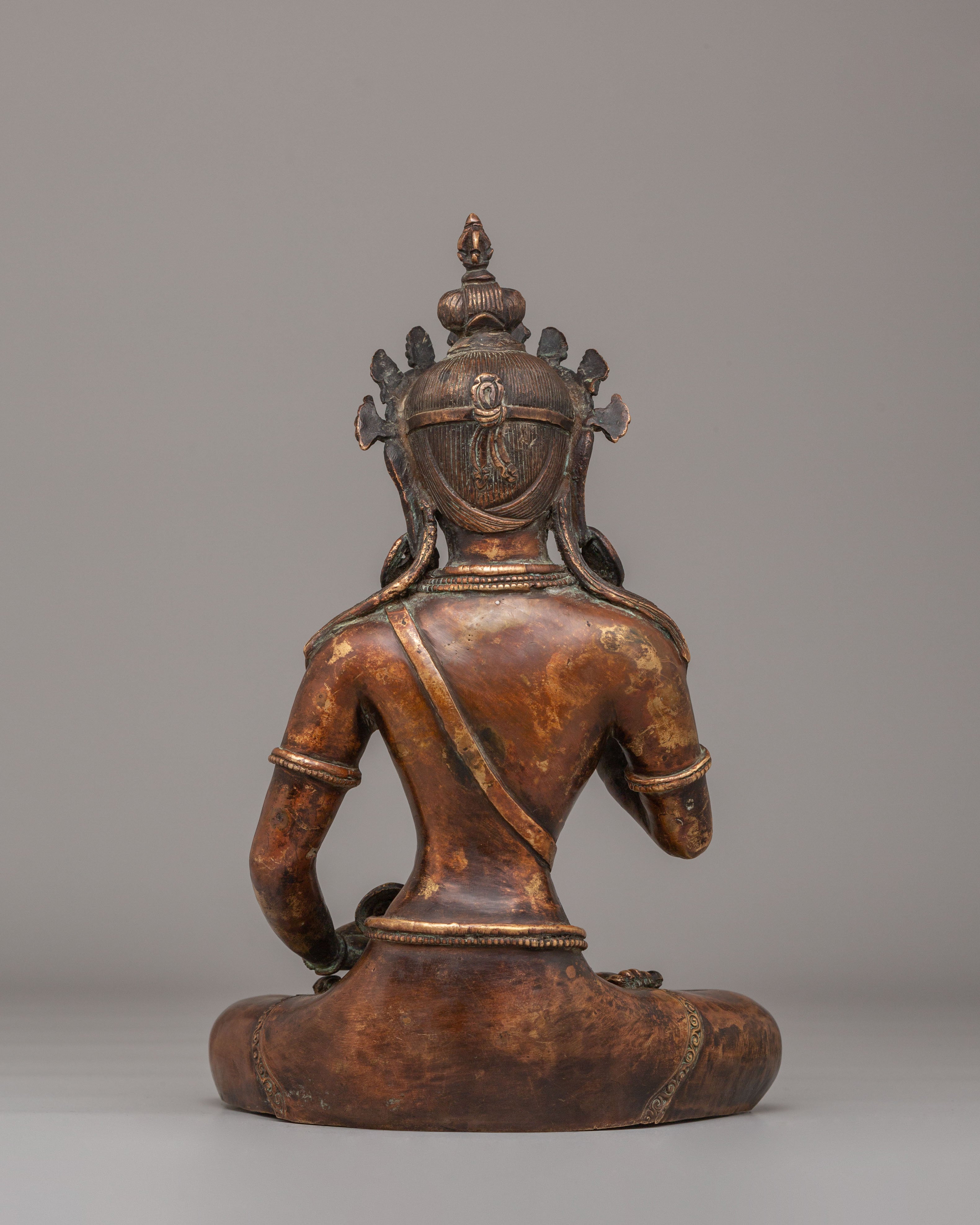 Vajrasattva Spiritual Deity Statue | Buddhist Figurine for Meditation and Healing