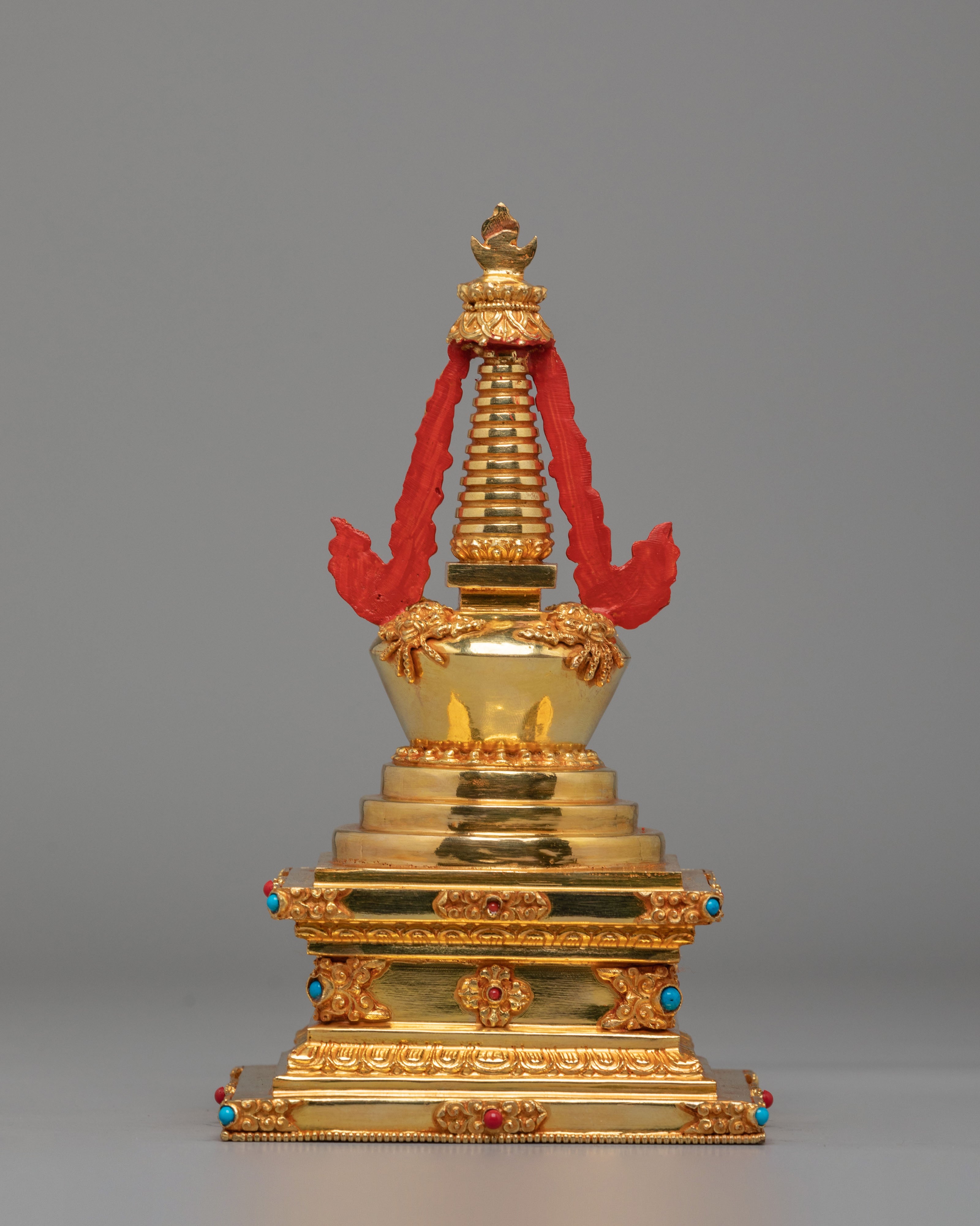 Handmade Stupa of Complete Victory | Symbol of Enlightenment