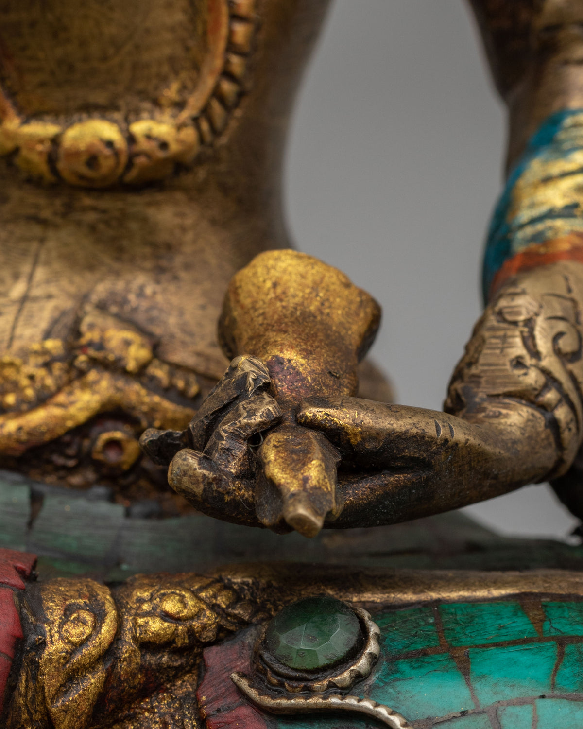 Traditional Vajrasattva Purification Statue | Tibetan Buddhist Artwork