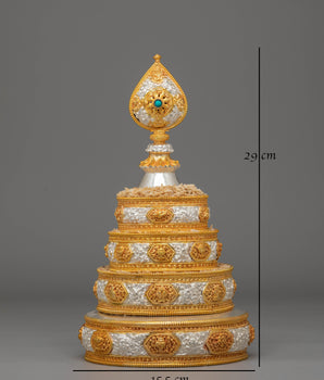 Tibetan Mandala For Meditation | Handcrafted Copper Mandala for Spiritual Practices