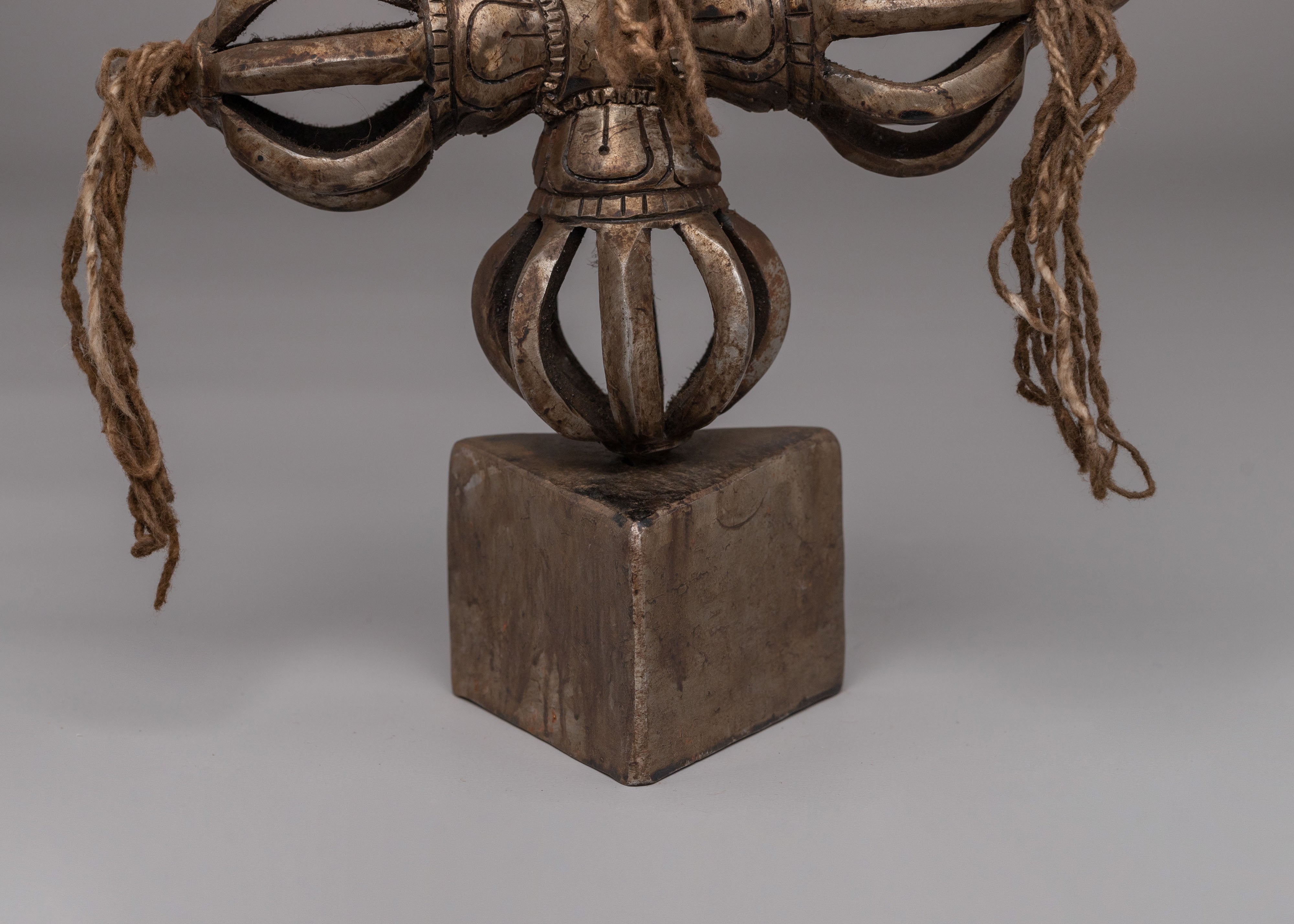 Bishwo Vajra With Stand | Handcrafted Iron Dorje