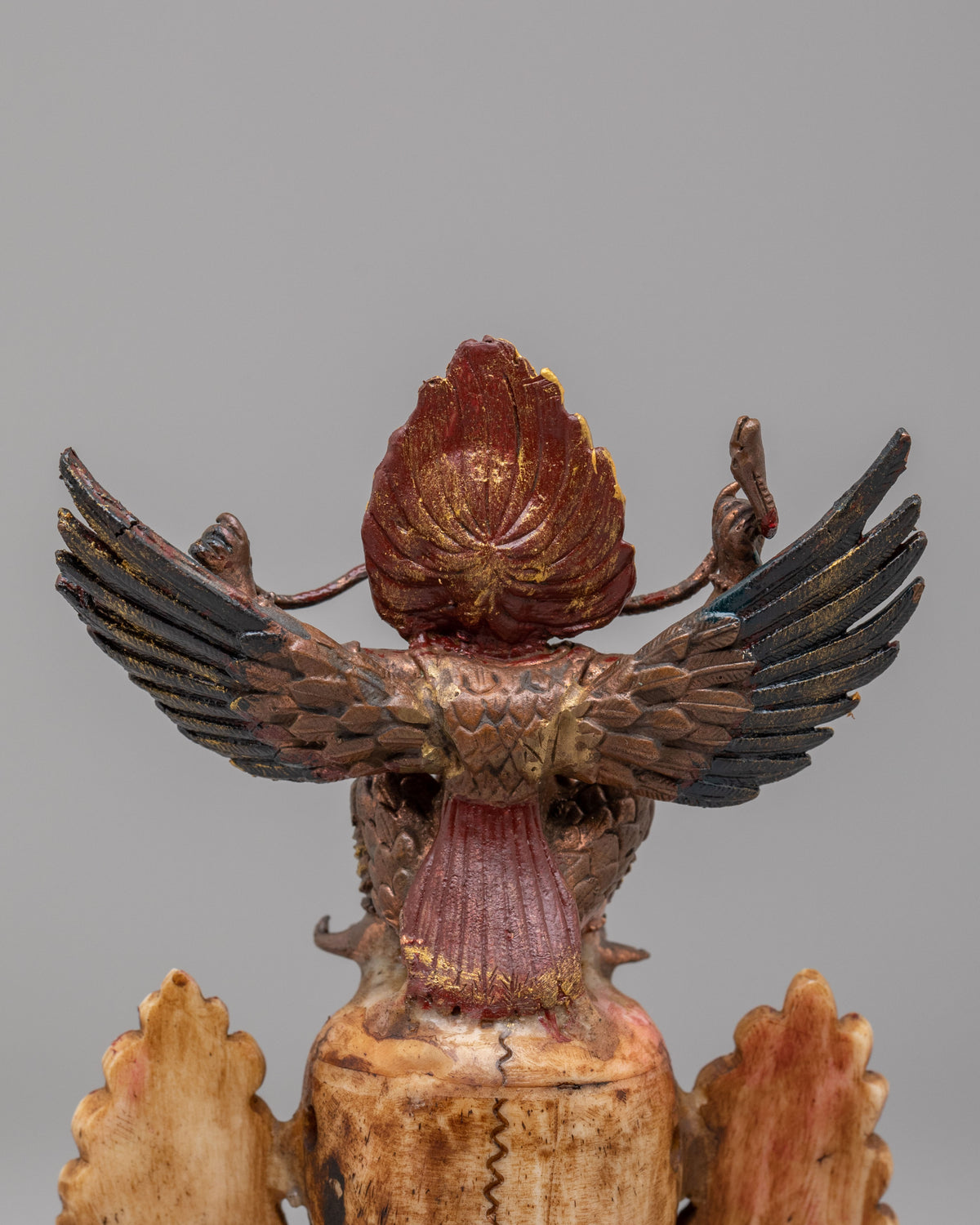 Garuda on Skull Sculpture | Spiritual Home Decoration