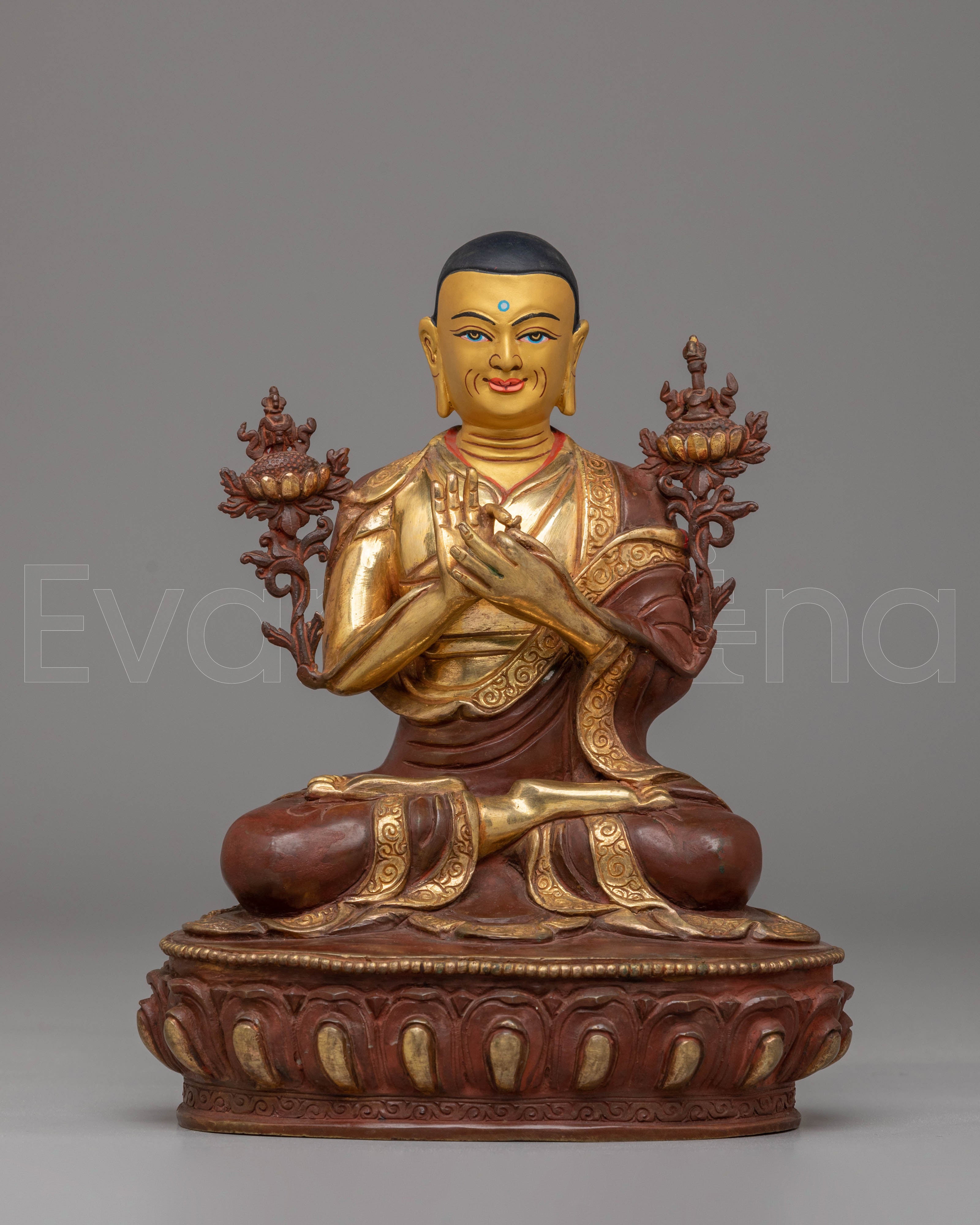 Buddhist Master Tsongkhapa Statue    