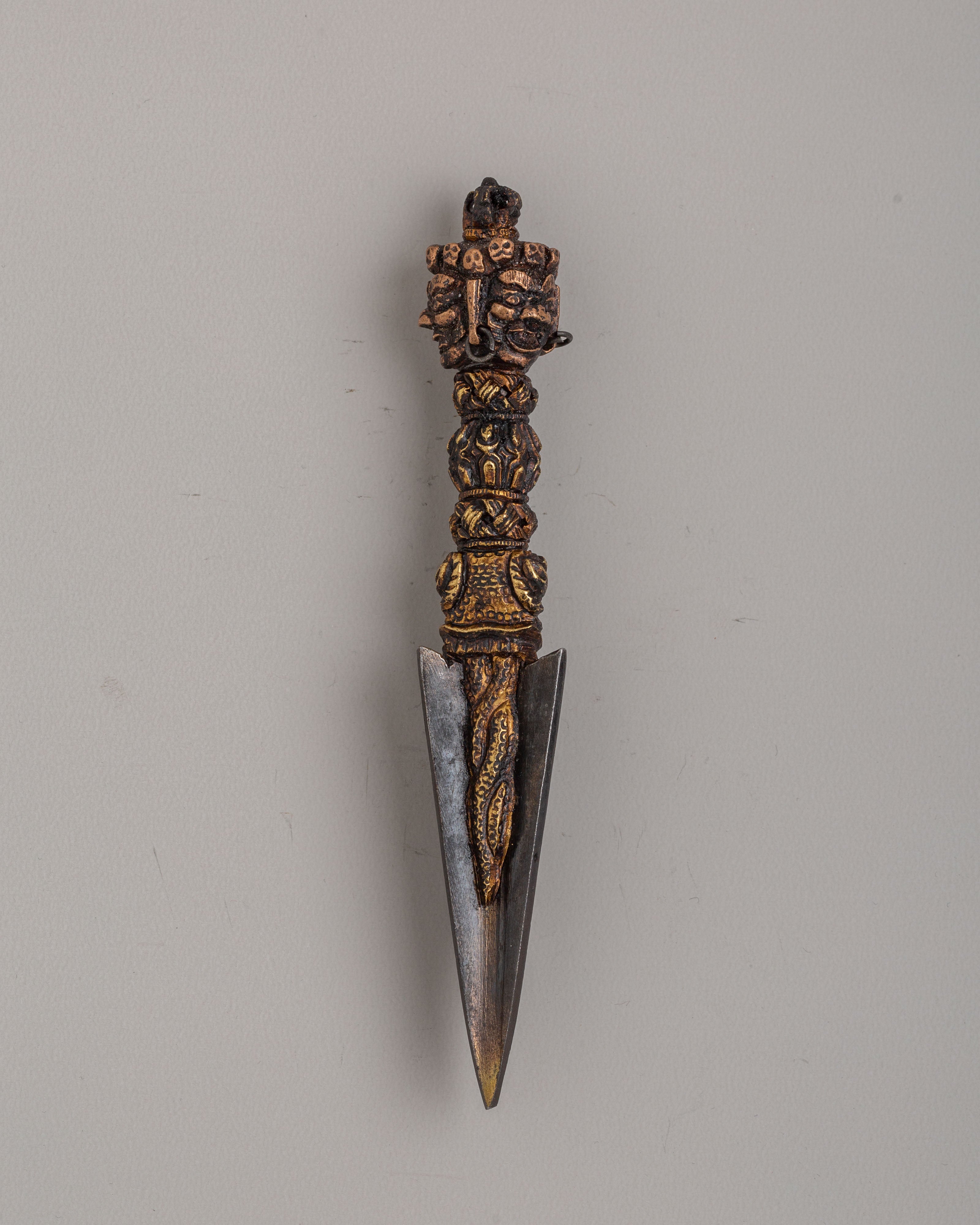 Handmade Phurba Meditation Dagger | Tibetan Vajrayana Ritual Tool