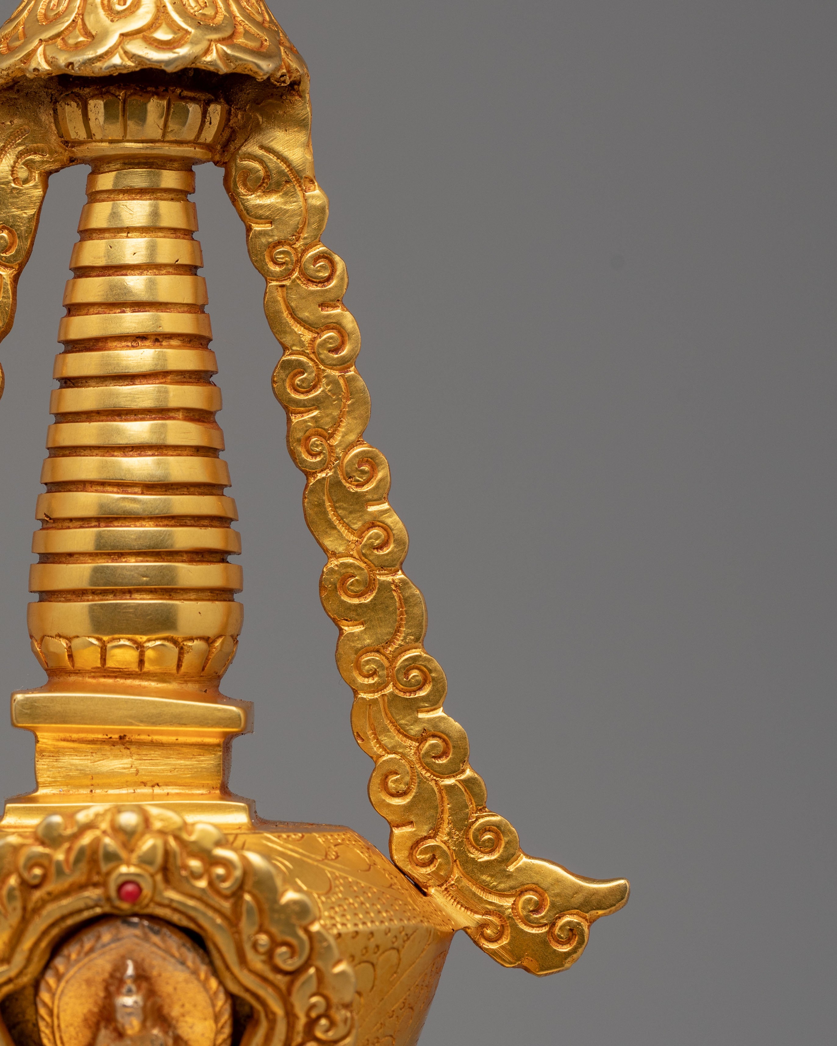 Handcrafted Enlightenment Stupa | Spiritual Home Decor