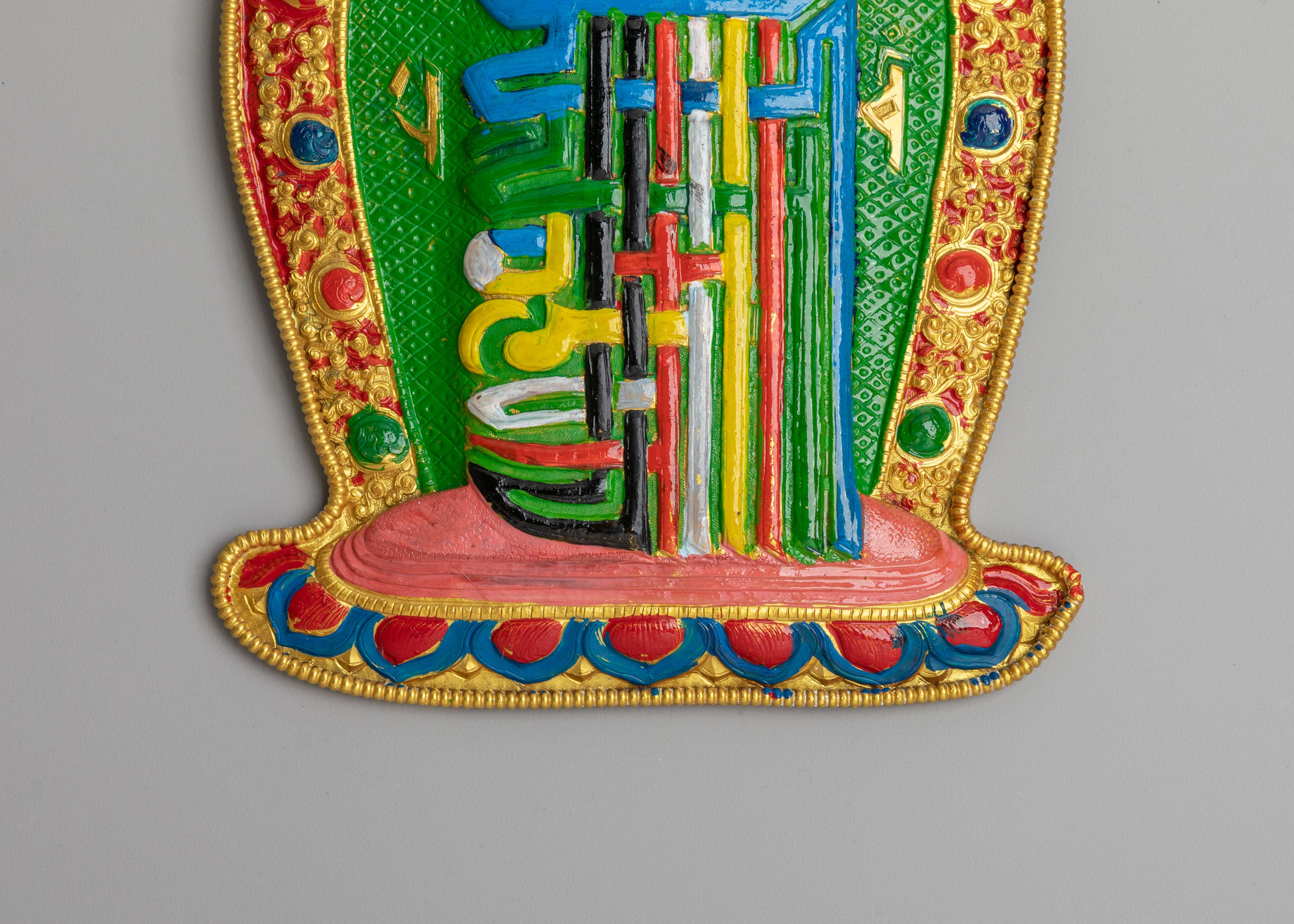 Sacred Kalachakra Wall Art for Altar | Tibetan Buddhist Artwork