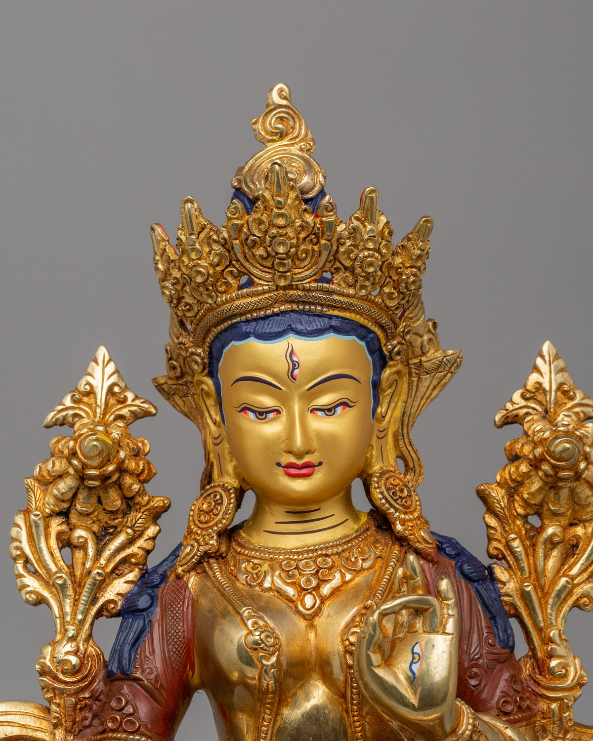 Healing and Longevity White Tara Sculpture | Himalayan Spiritual Home Decor