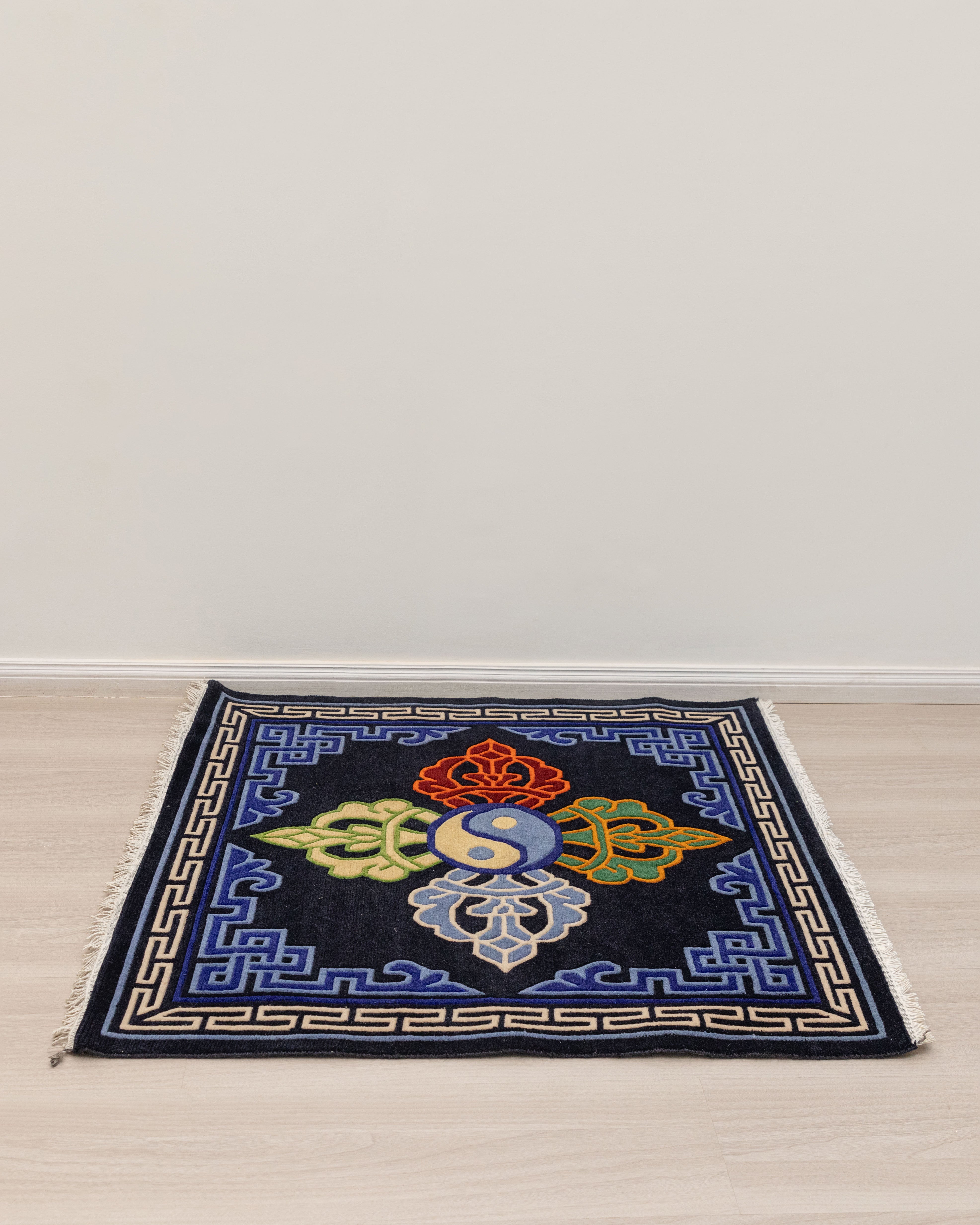 Handmade Tibetan Wool Rug |  Buddhist Art