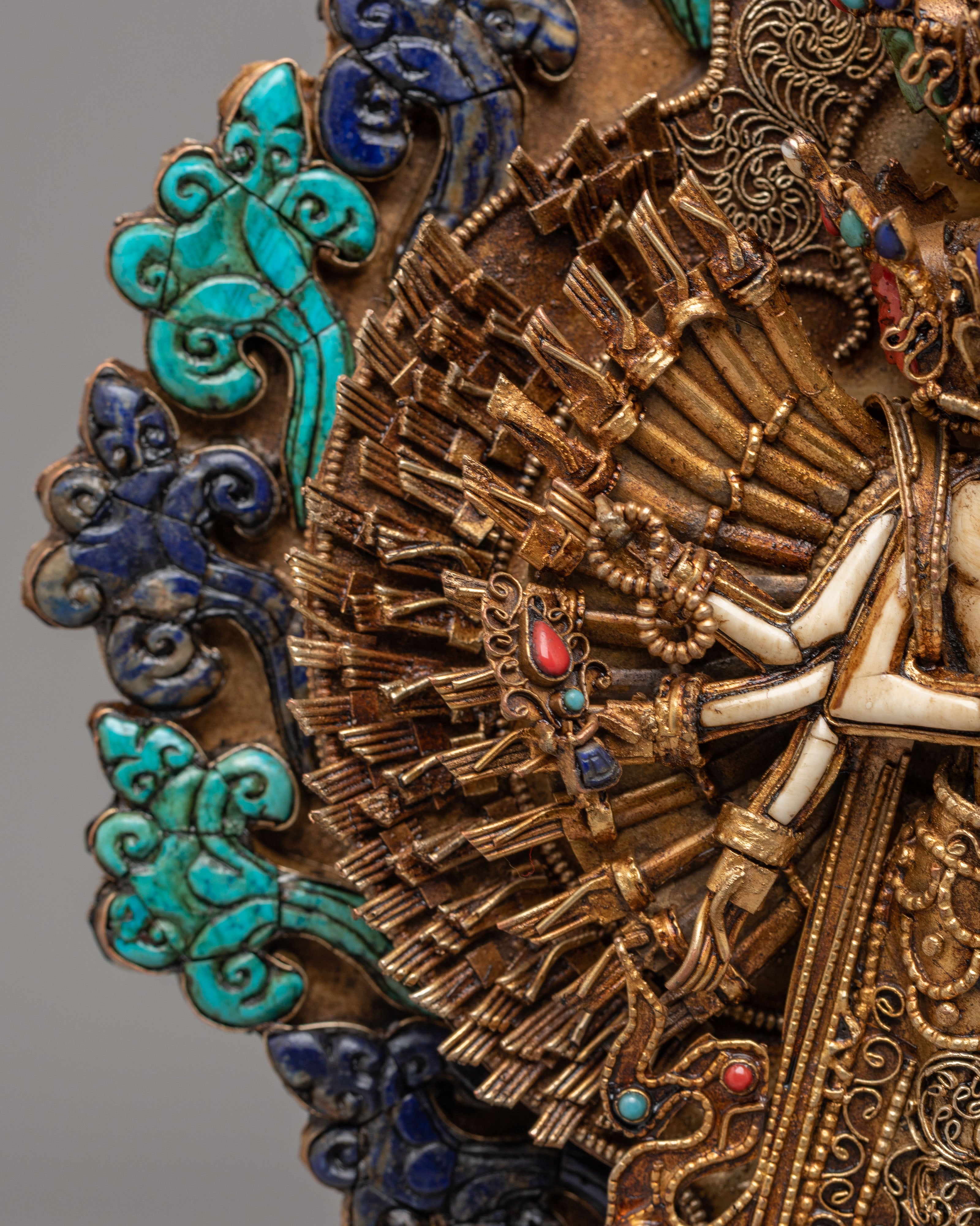 Traditional Thousand-Armed Chenrezig Statue | 1000 Arms Bodhisattva Artwork