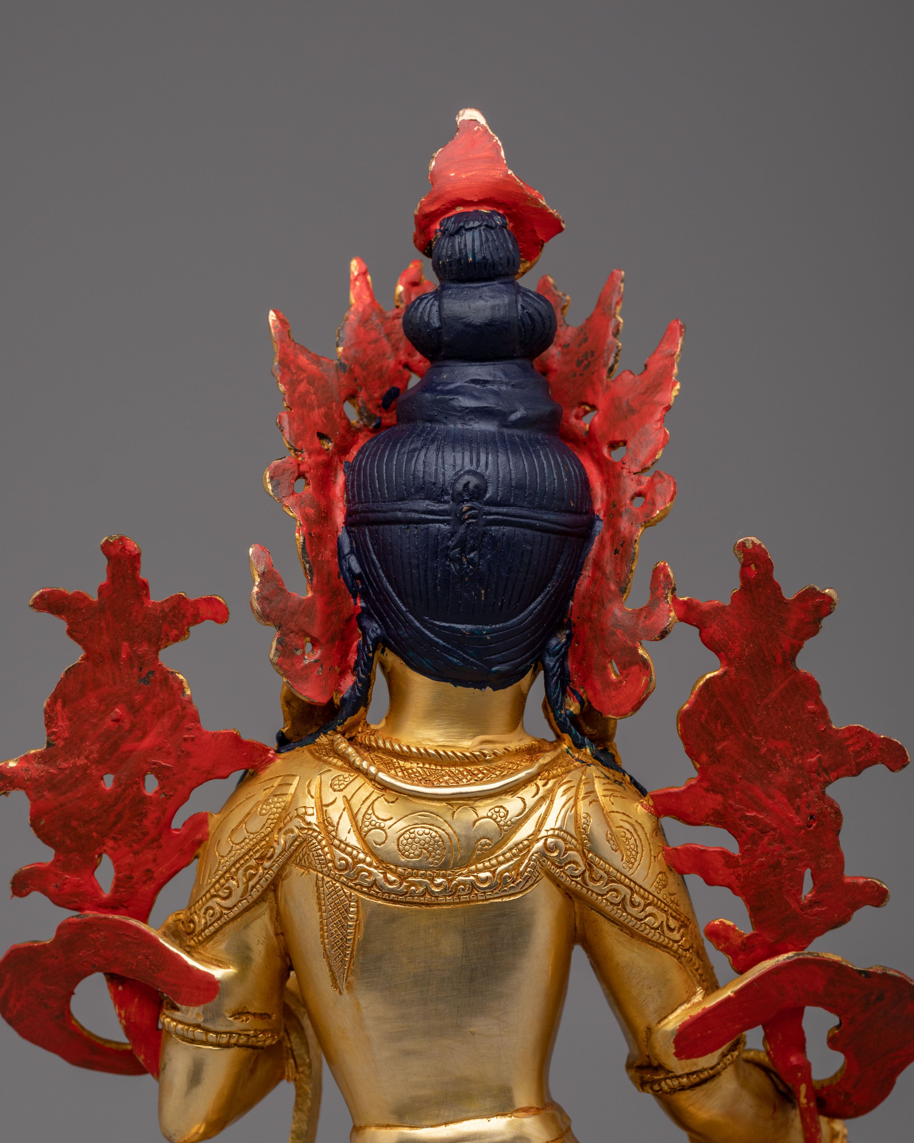 Traditional Green Tara Altar Statue | Tibetan Green Tara Statue