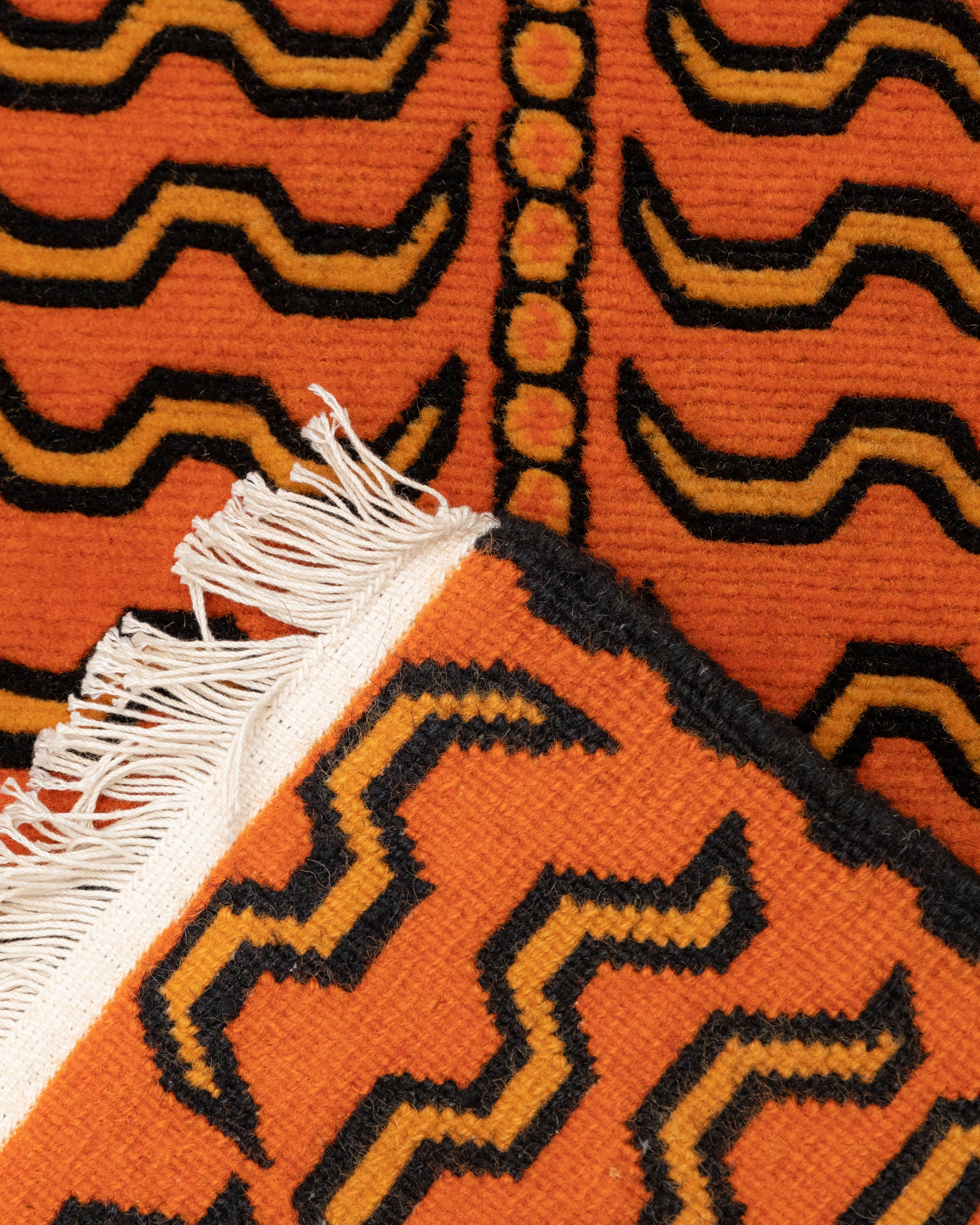 Handcrafted Tibetan Rug | Himalayan Wool Floor Runner