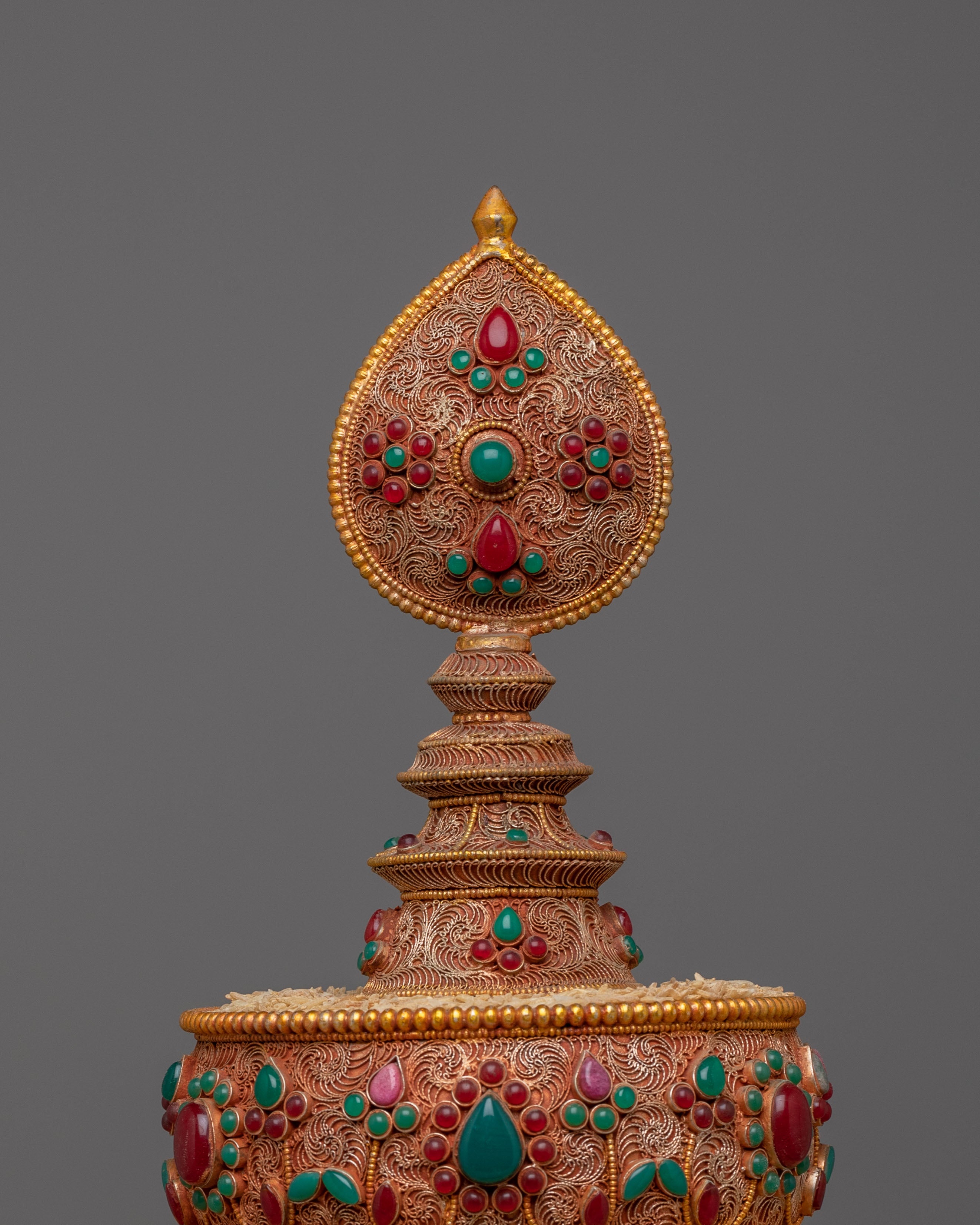 Traditional Mandala Offering for Ritual | Sacred Buddhist Offering Object