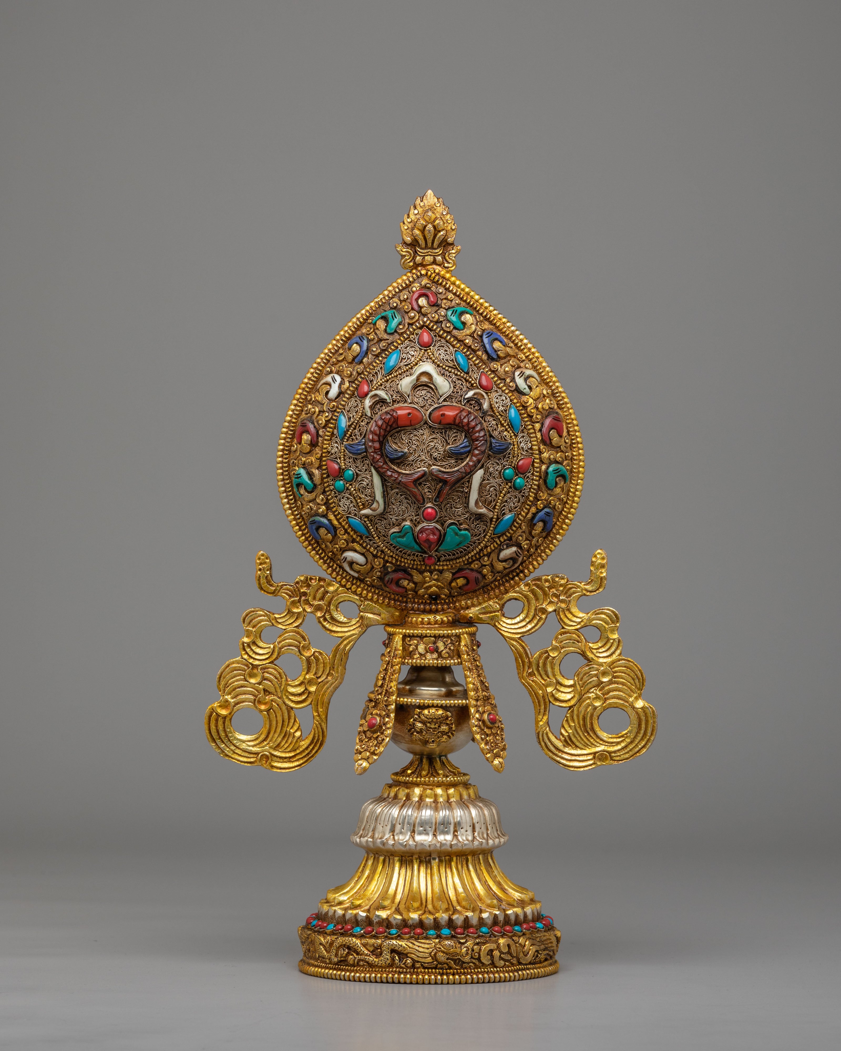 Ashtamangala Buddhist Symbol Set | Traditional Ritual Artwork
