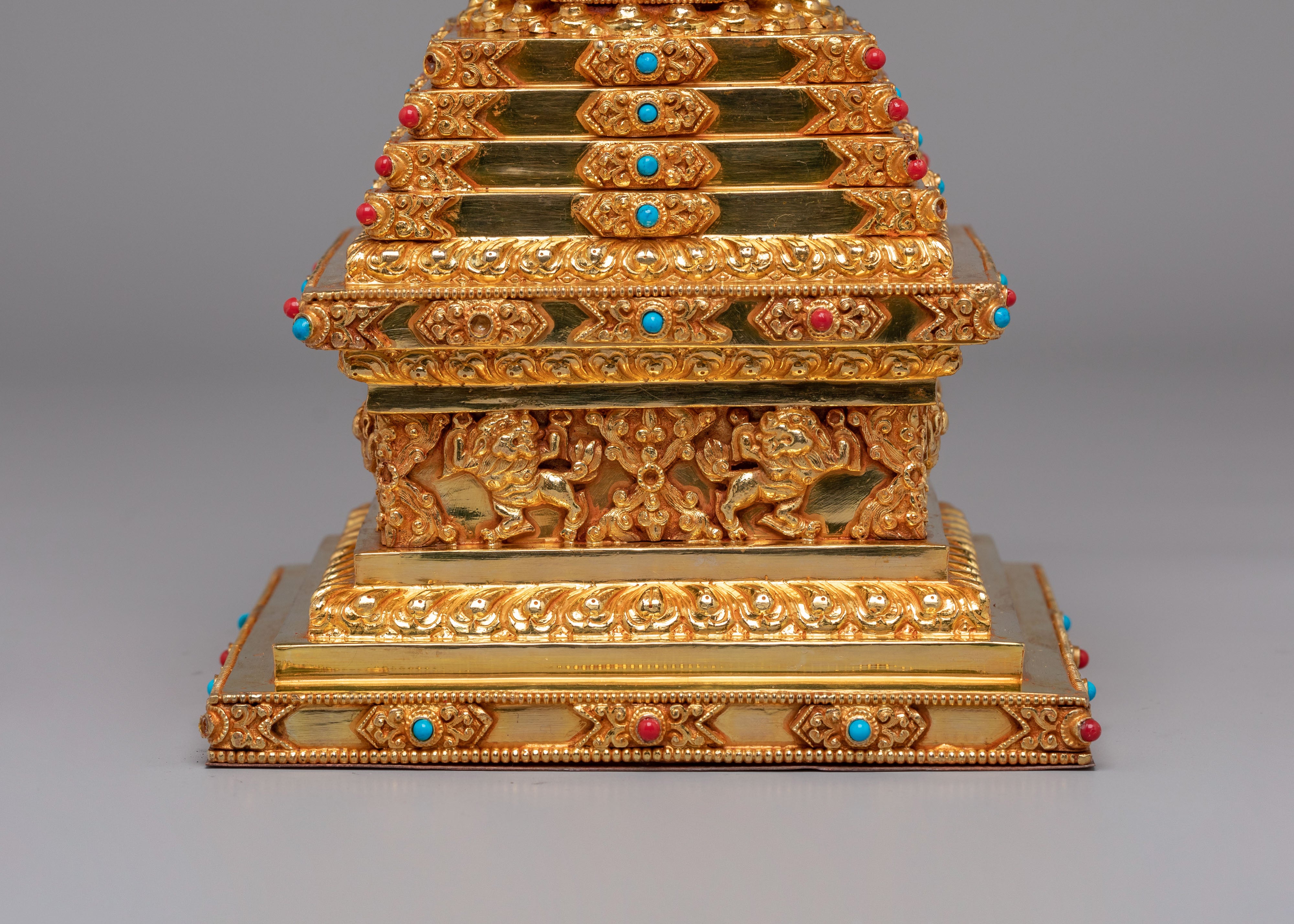 Handmade Enlightenment Ritual Stupa | Meditation Altar Decor