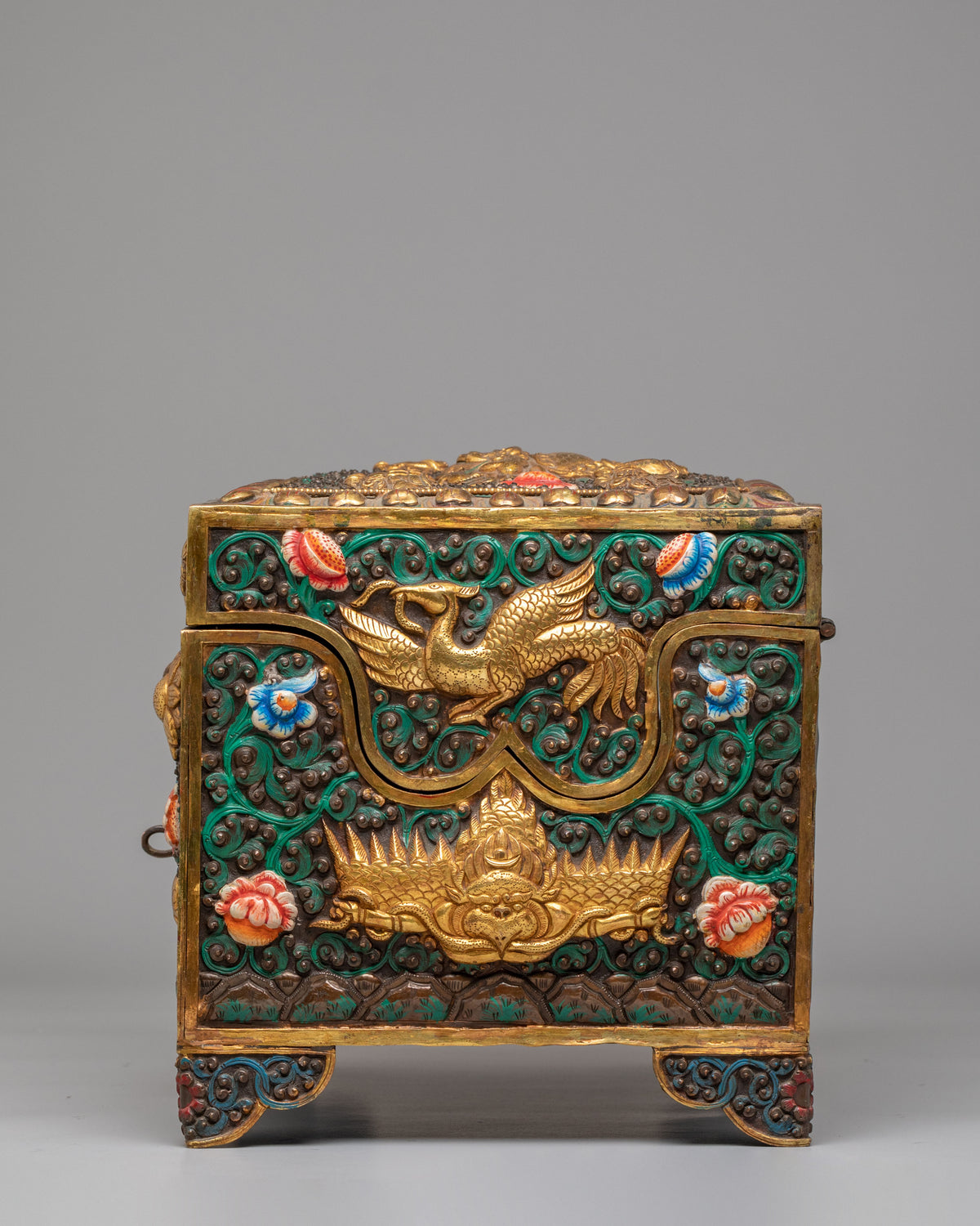 Decorative Altar Jewellery Box | Handcrafted Himalayan Storage Box
