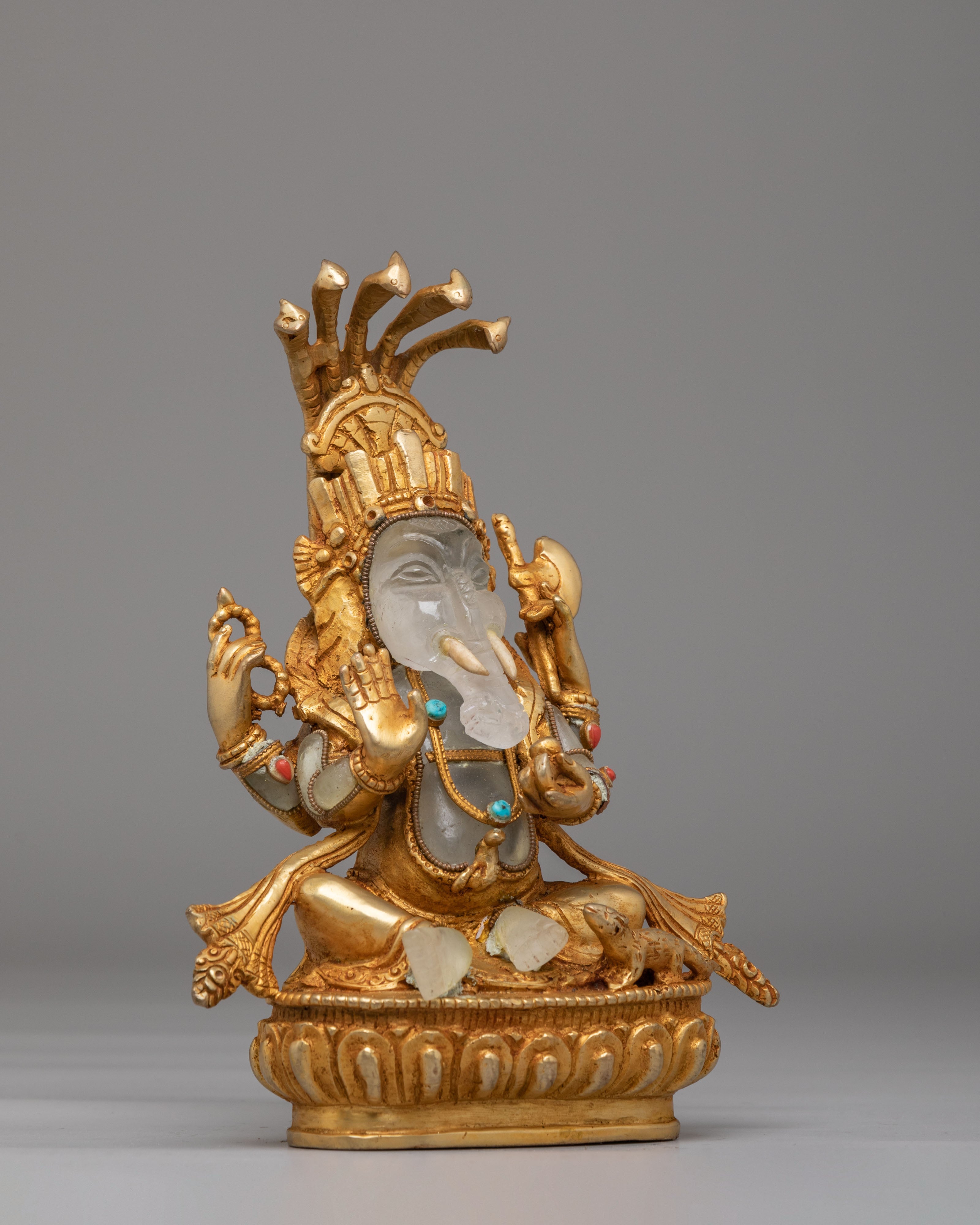 Divine Ganesh Sculpture | Handcrafted Statue for Spiritual Blessings