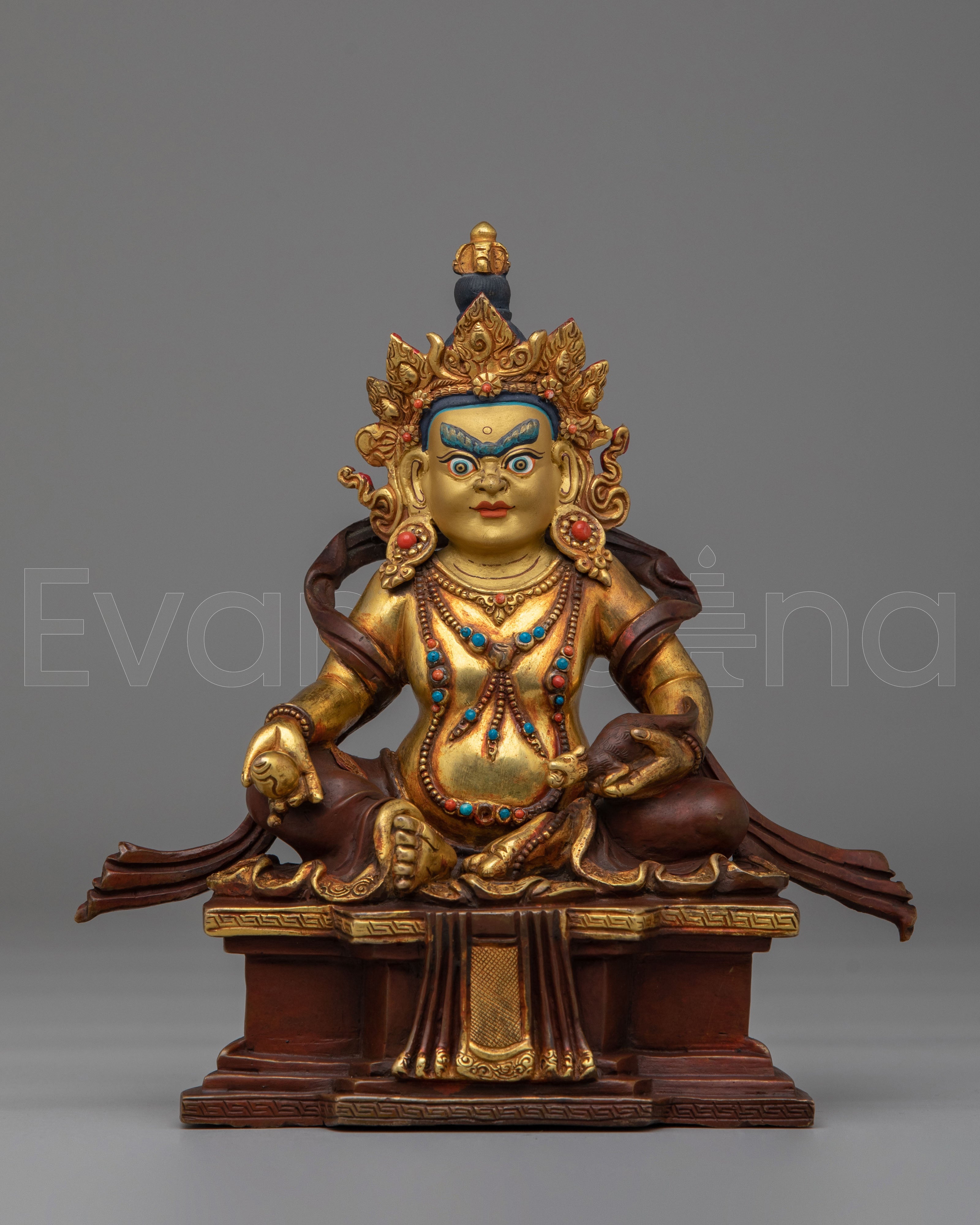 Traditional Sacred Dzambhala Statue
