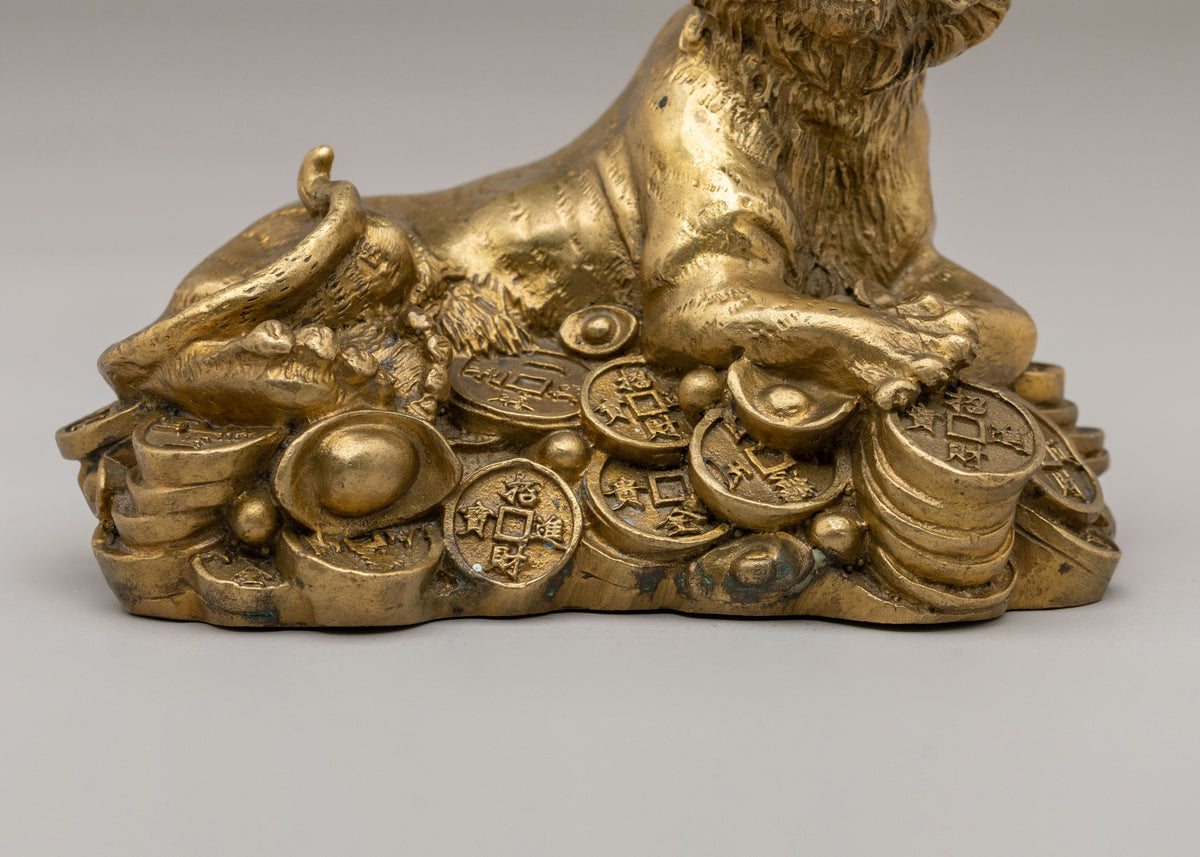 Decorative Lion Sculpture | Spiritual Home Decor