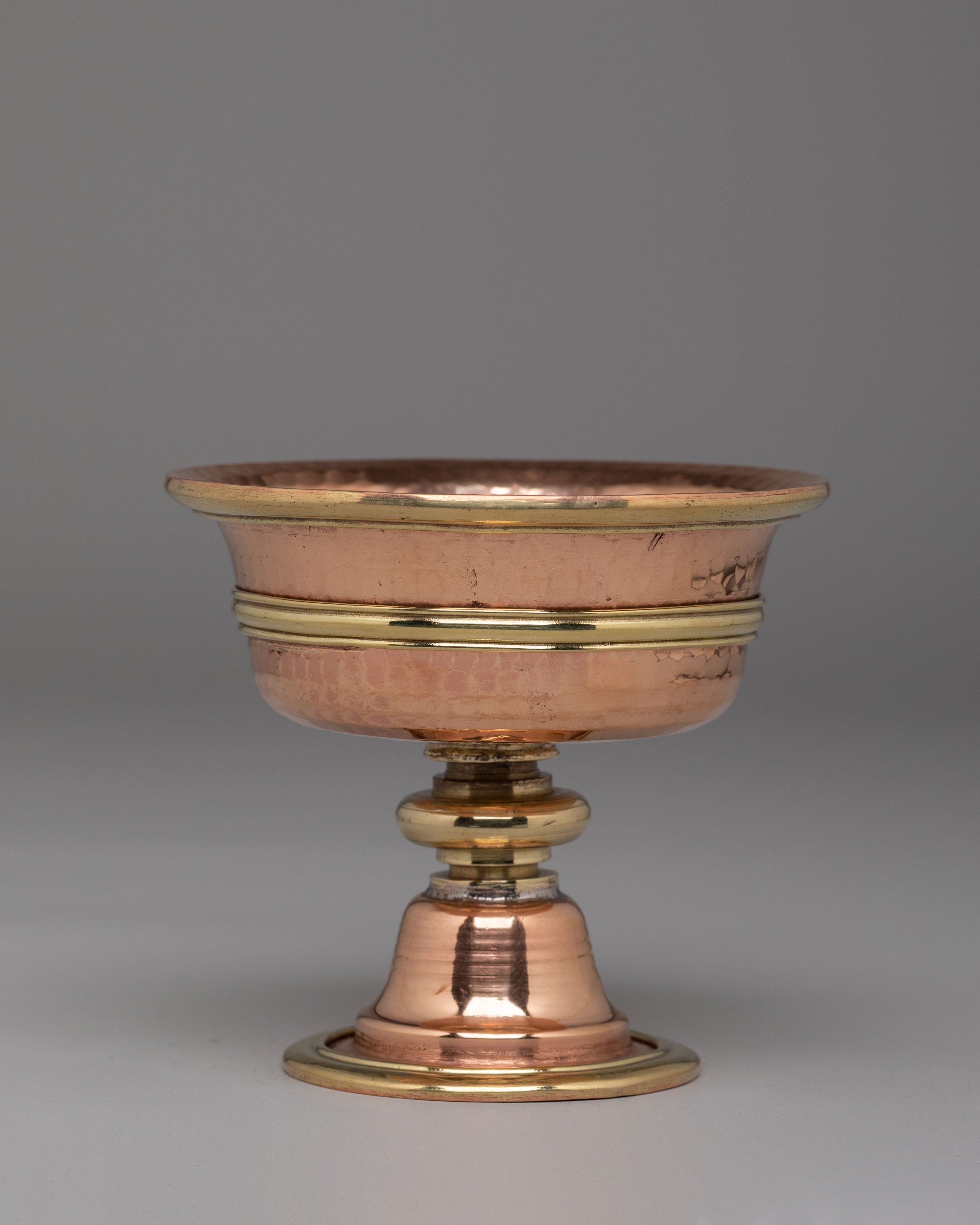 Tibetan Altar Butter Lamp | Buddhist Offering Light
