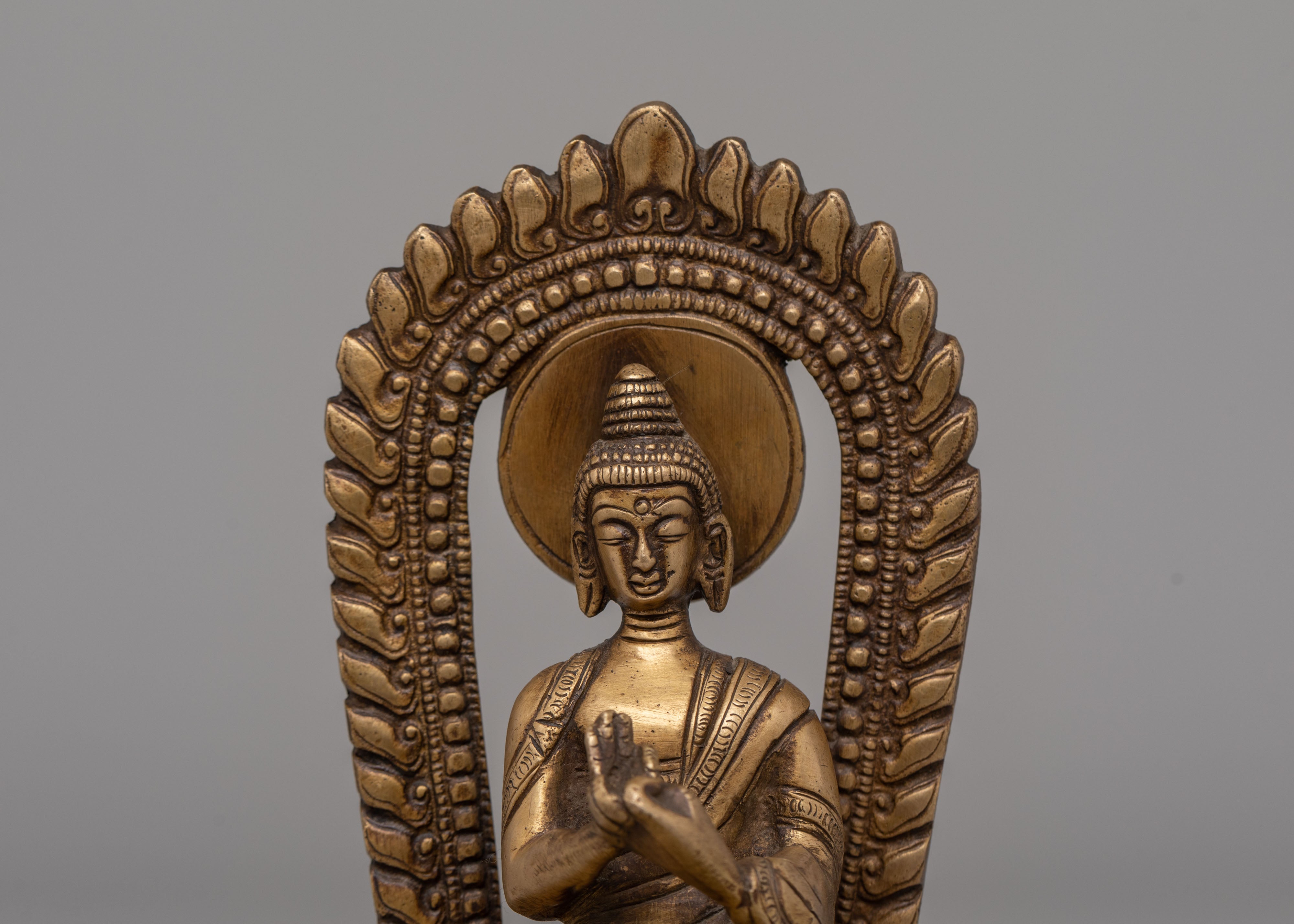Himalayan Maitreya Buddha Statue | Brass Sculpture