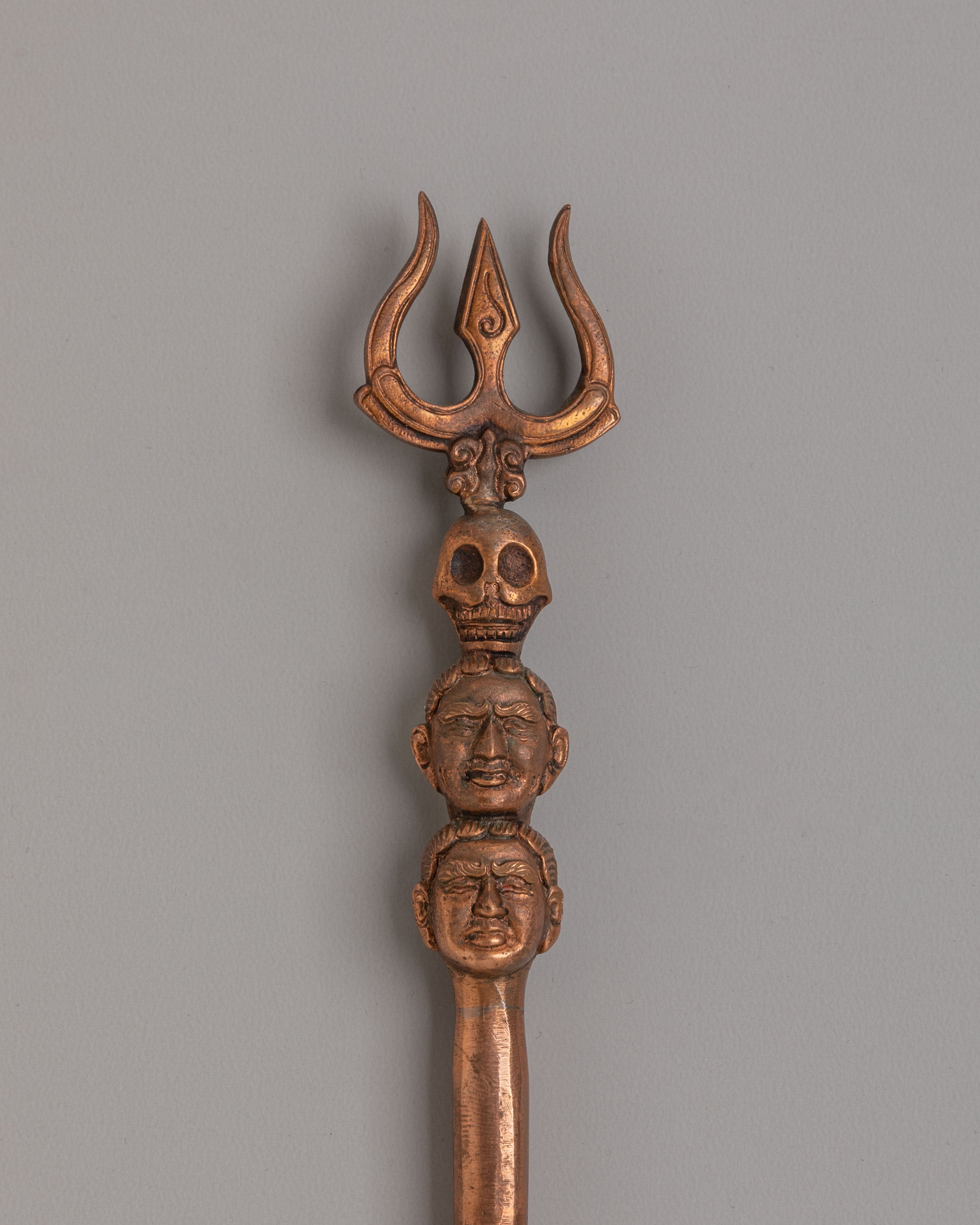Handmade Ritual Trishul Staff | Symbol of Divine Power
