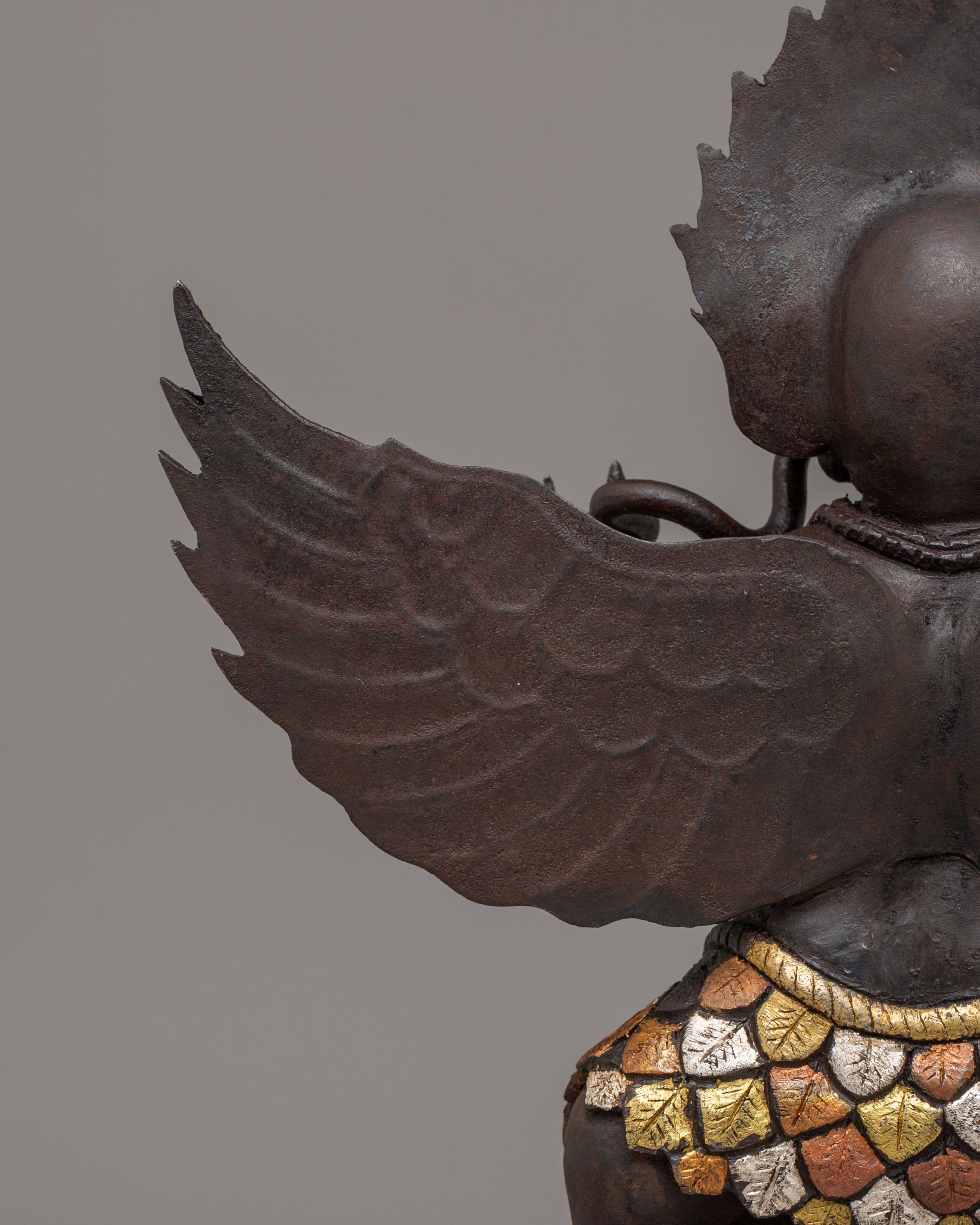 Traditional Garuda Protector Statue | Handcrafted Garuda Sculpture
