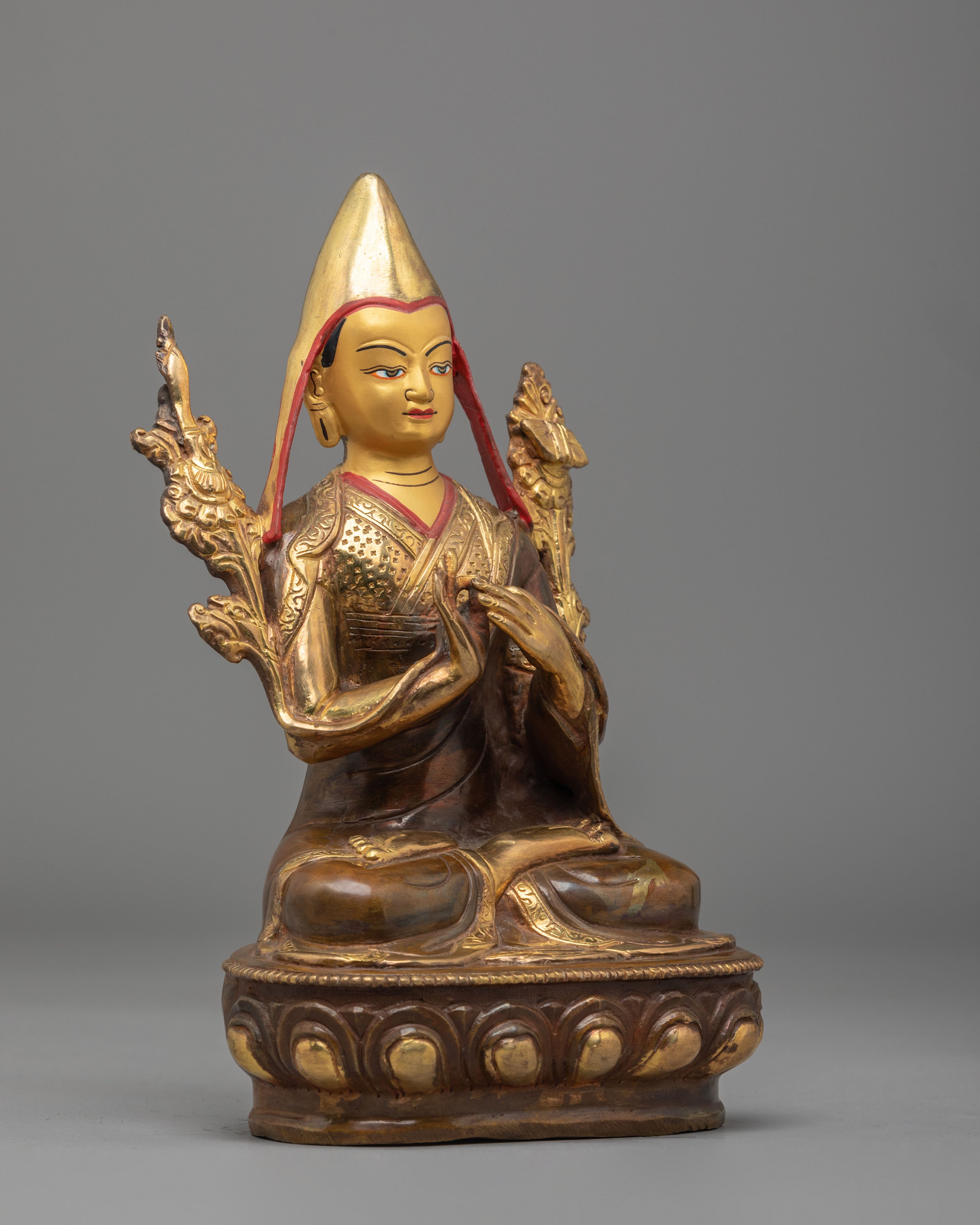Buddhist Deity Tsongkhapa Statue | The Great Tibetan Master