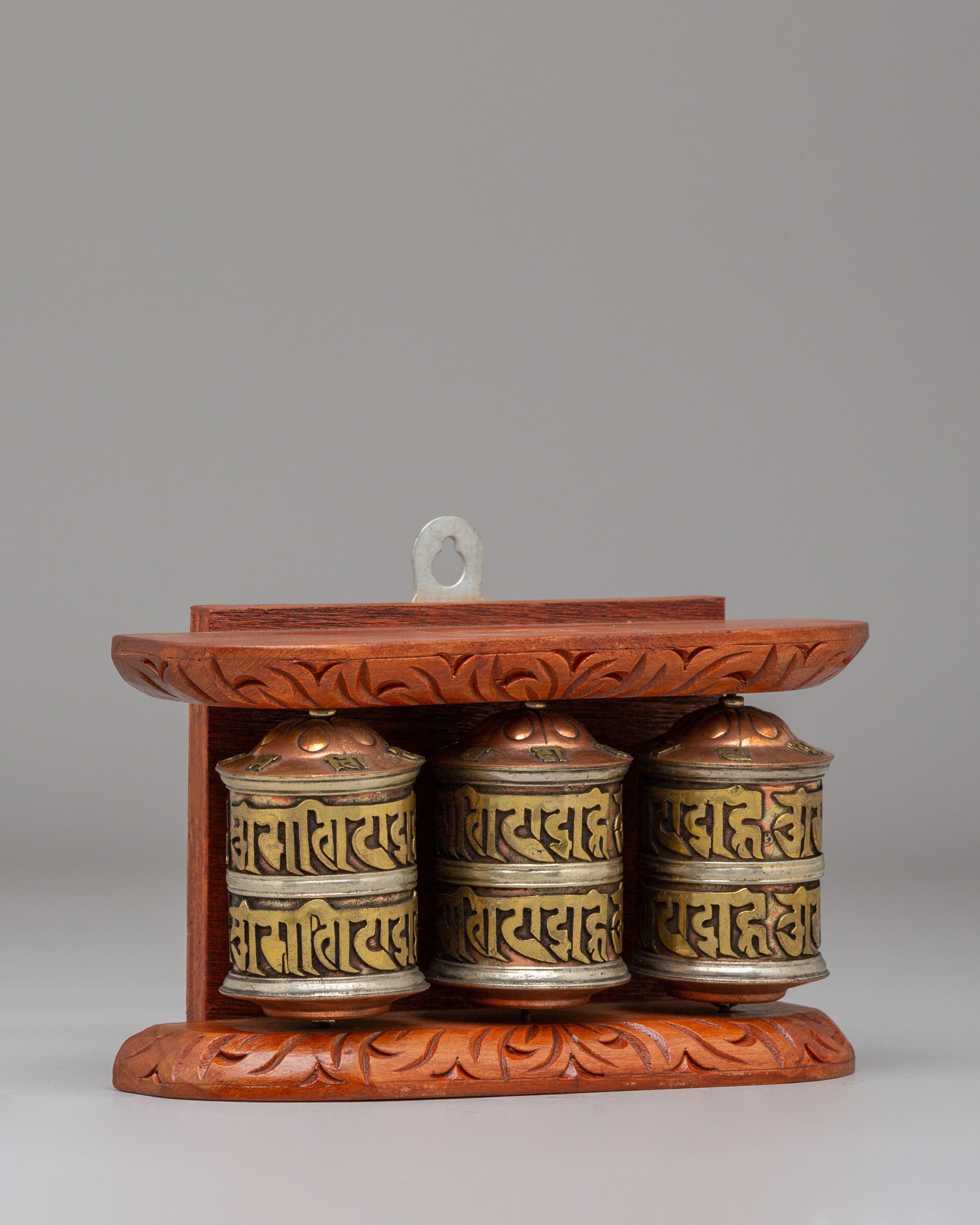 Handmade Buddhist Prayer Wheel for Rituals | Symbol of Compassion