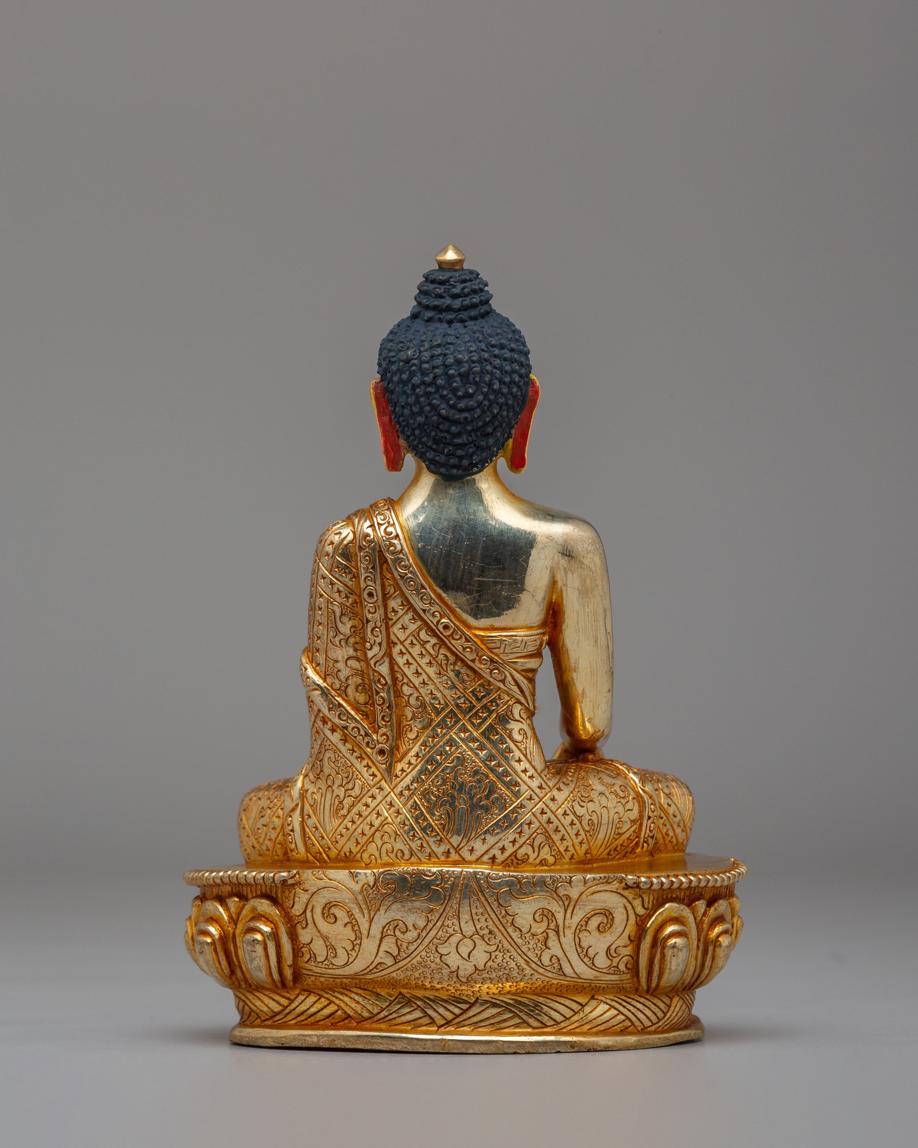 Historical Shakyamuni Buddha Figurine | Traditional Himalayan Artwork