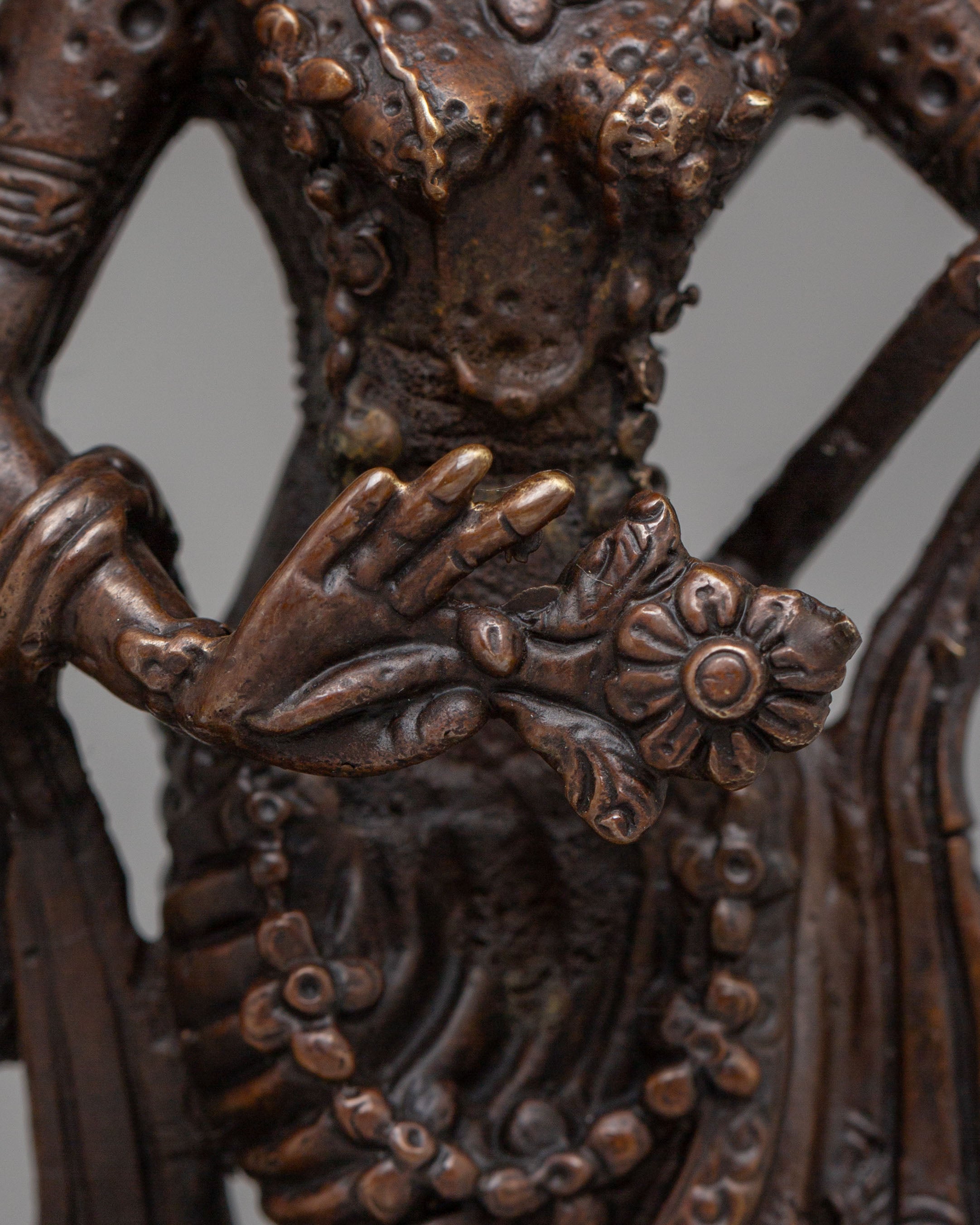 Traditional Sacred Radha Krishna Statue | Hindu Deity Figurine