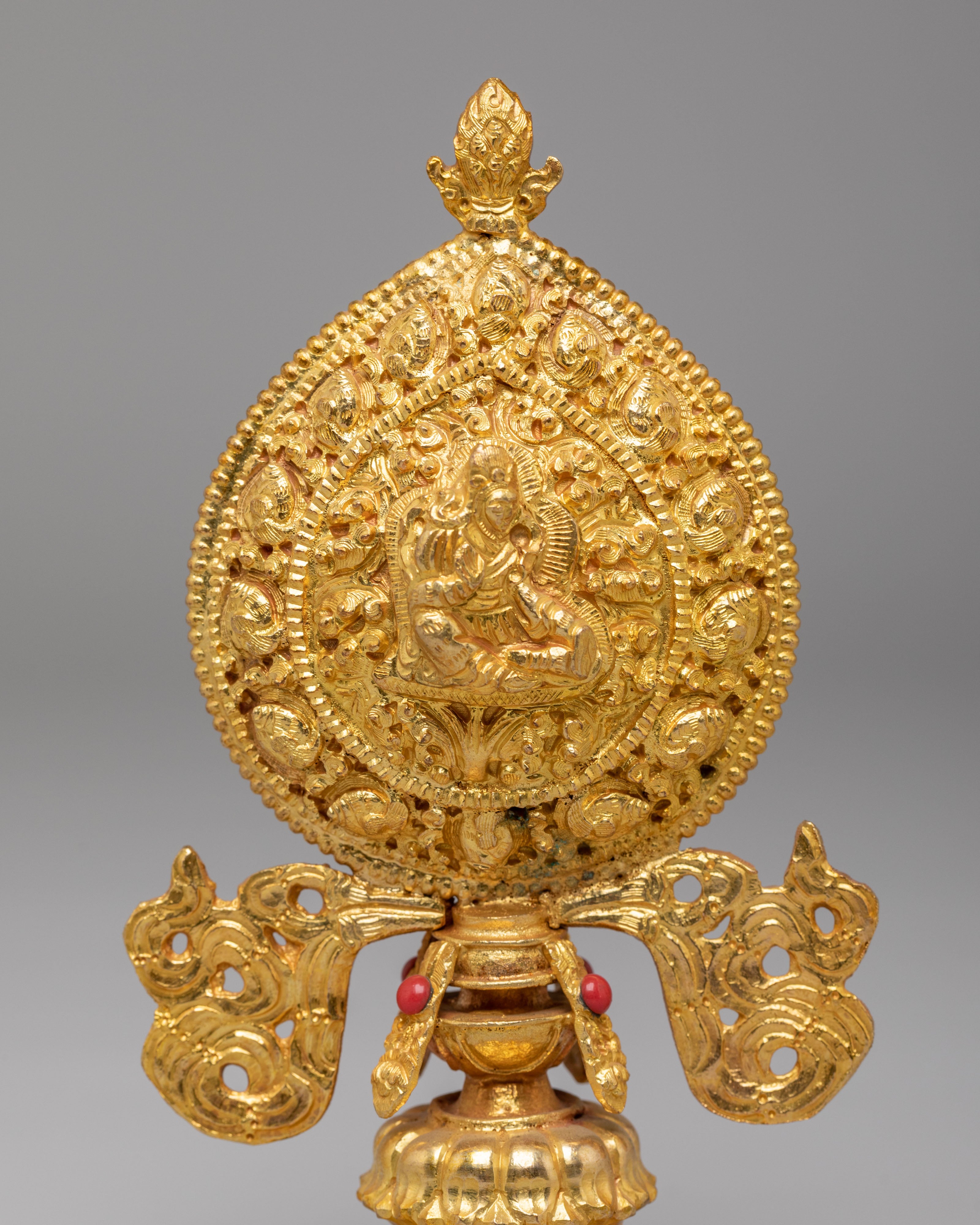 Chakravartin Possession Buddhist Symbol | Gold Plated Copper Chakravartin Set