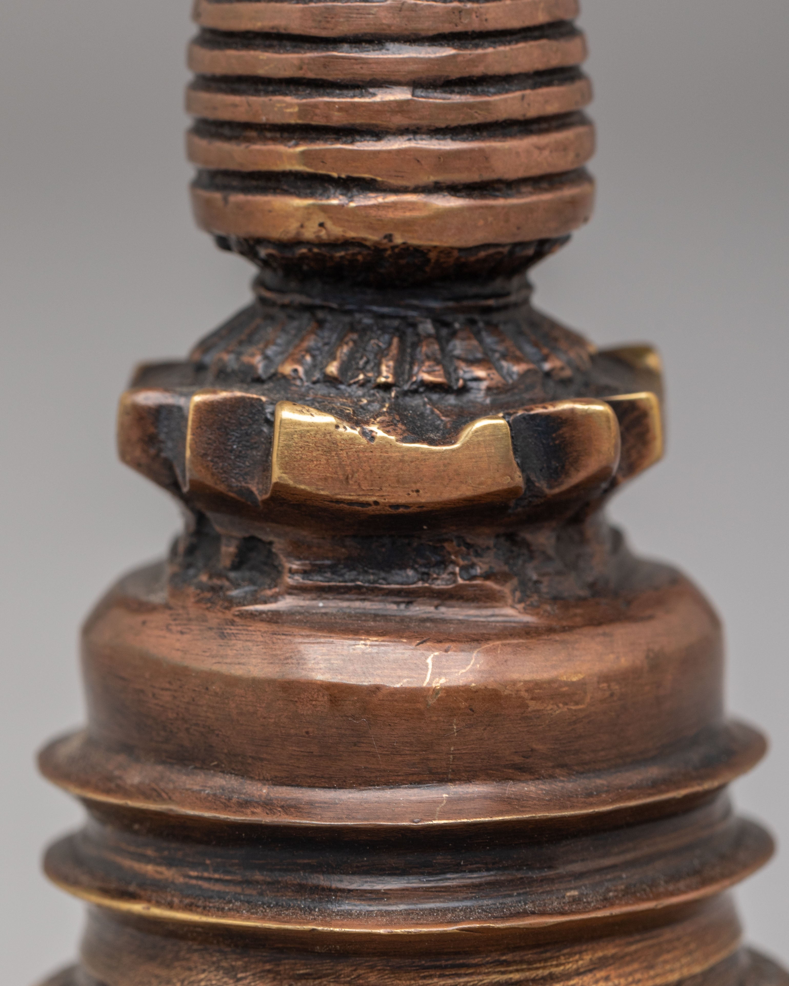 Spiritual Tibetan Kadampa Stupa | Handcrafted Sacred Artwork