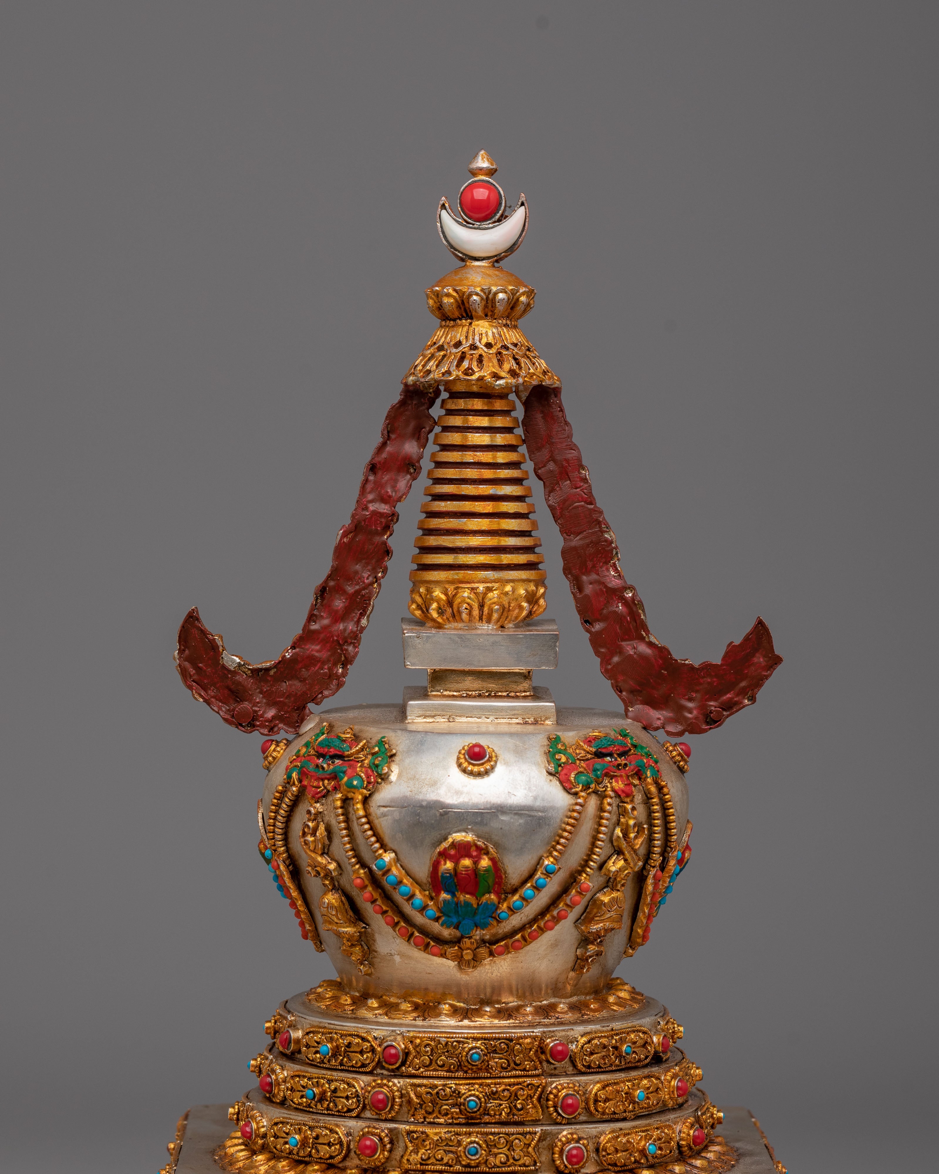 Traditional Tibetan Namgyal Stupa | Symbol of Spiritual Protection and Enlightenment
