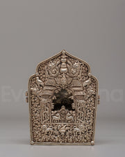 Sacred Himalayan Portable Shrine Ghau Box 
