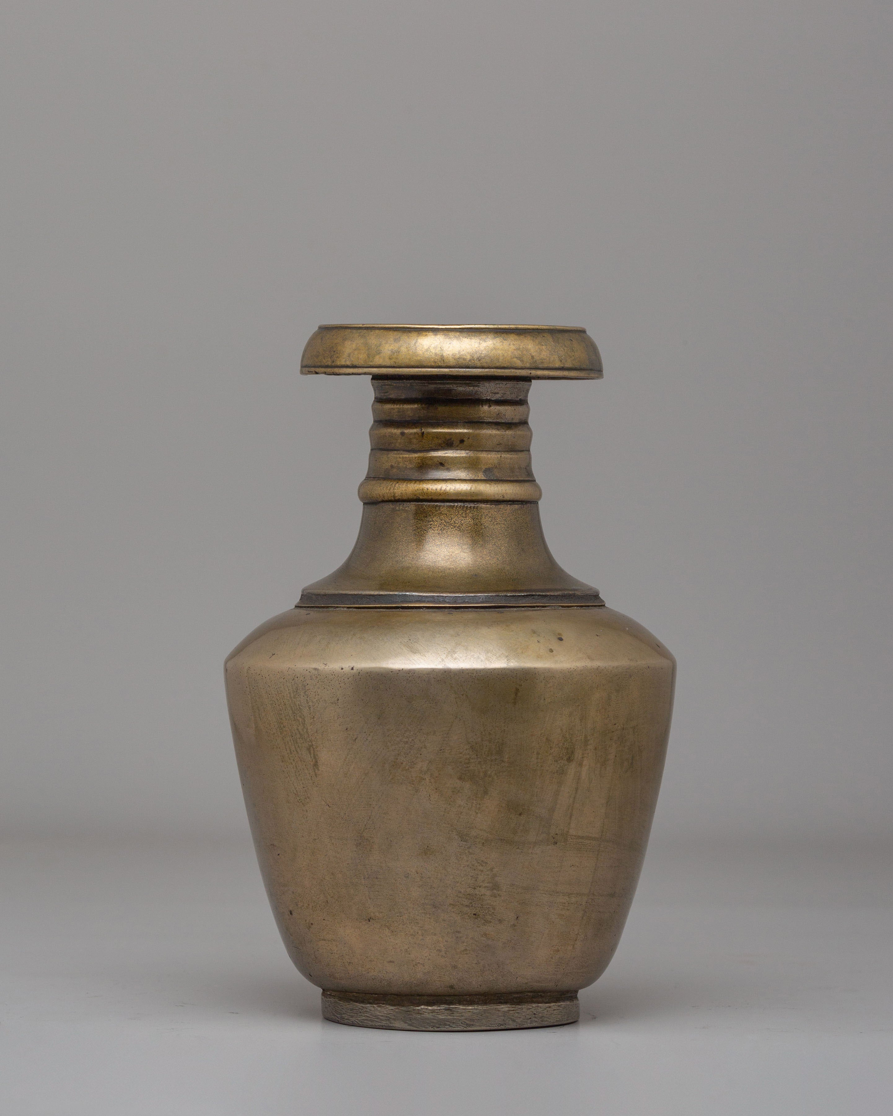 Himalayan Altar Karuwa | Traditional Ritual Water Vessel