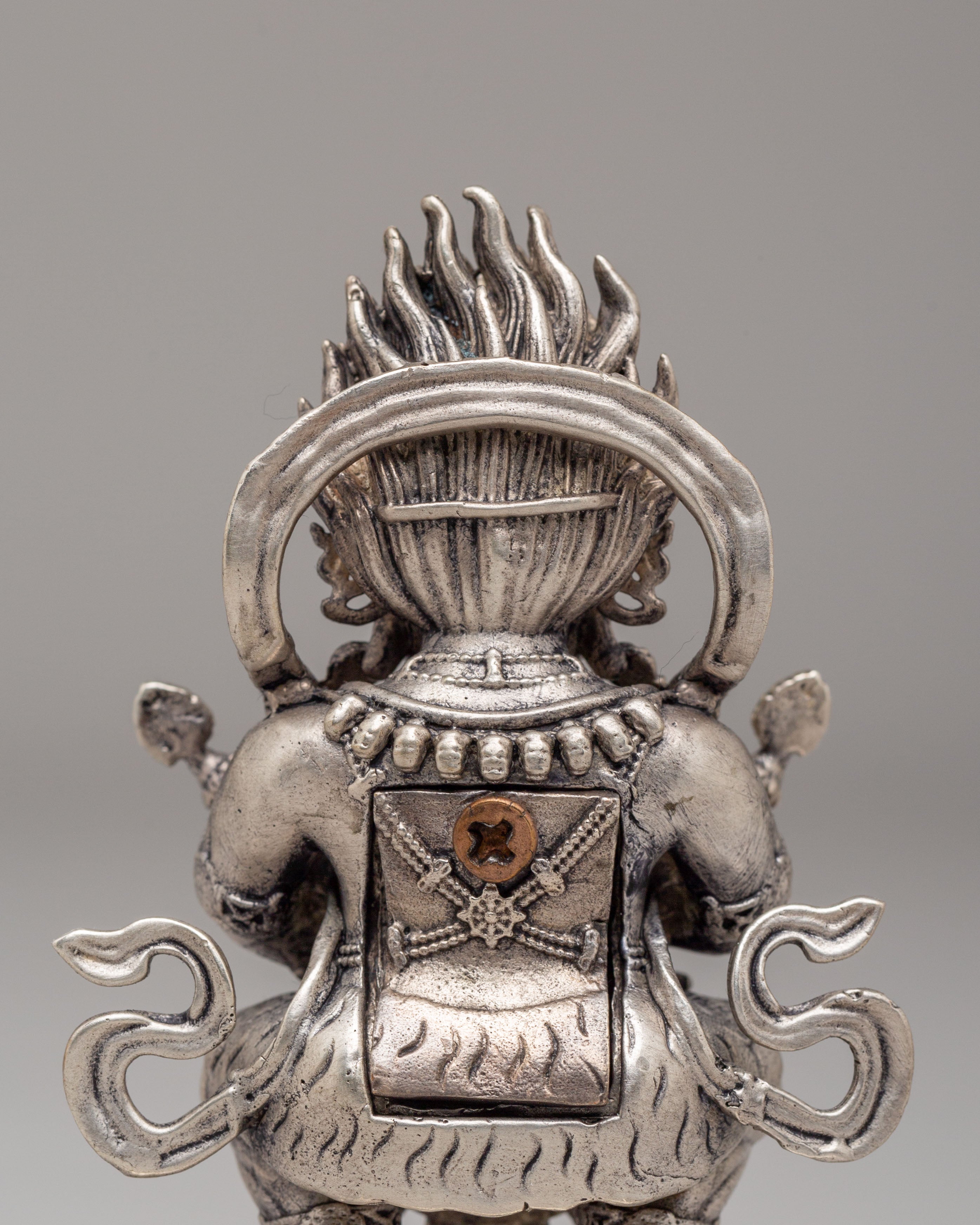 Machine-Made Sakya Mahakala Sculpture | Symbolizing Protection and Strength